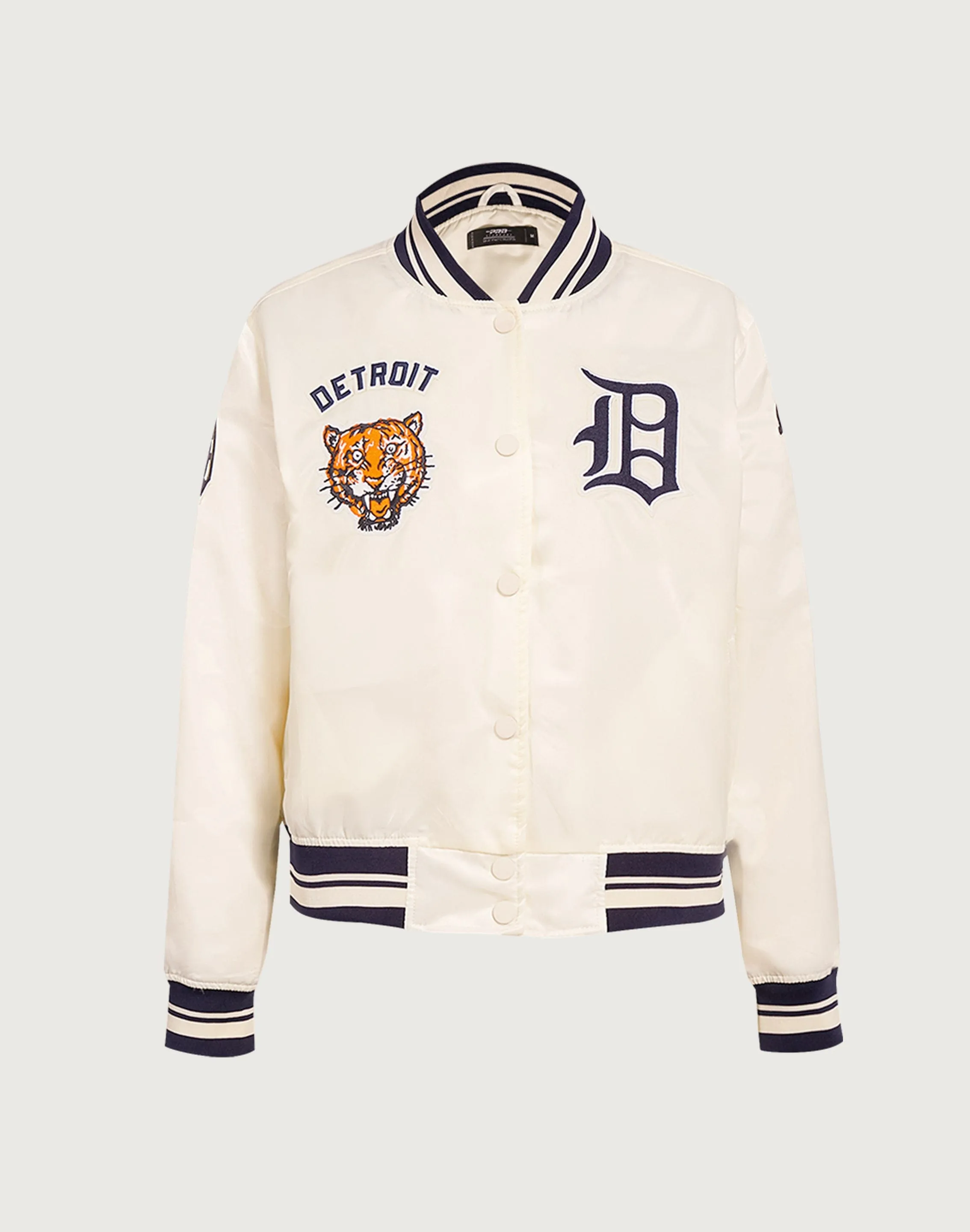 Morning Ease Pro Standard MLB Detroit Tigers Retro Classic Rib Satin Jacket