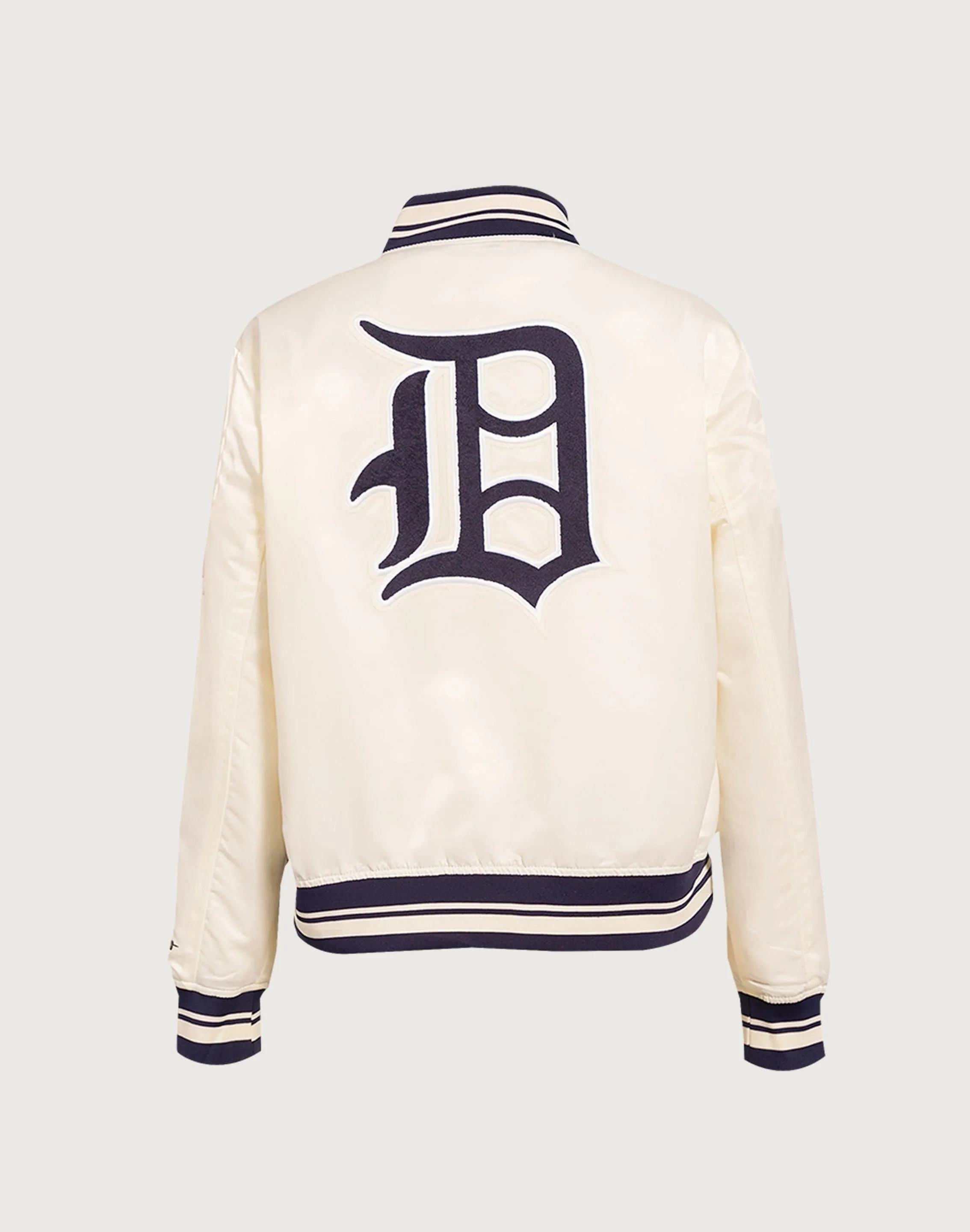 Pro Standard MLB Detroit Tigers Retro Classic Rib Satin Jacket Bride Side