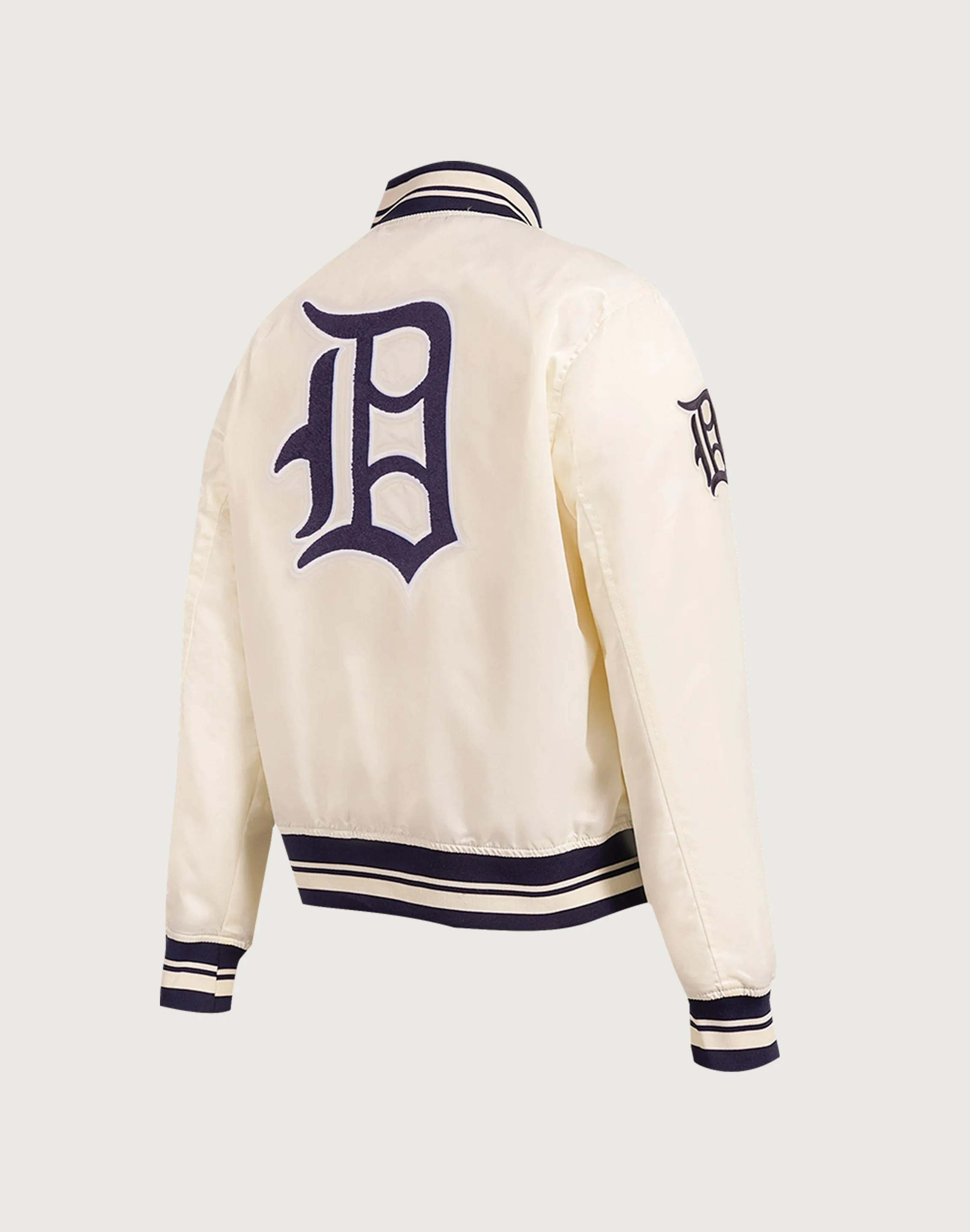 Seamless Design Pro Standard MLB Detroit Tigers Retro Classic Rib Satin Jacket