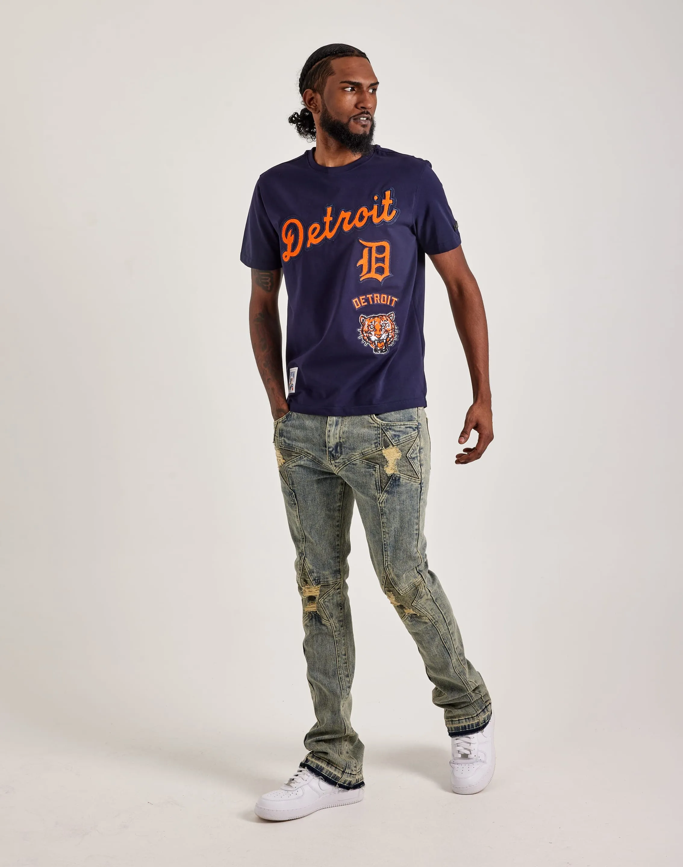 Pro Standard MLB Detroit Tigers Retro Classic Tee Stretch Ease
