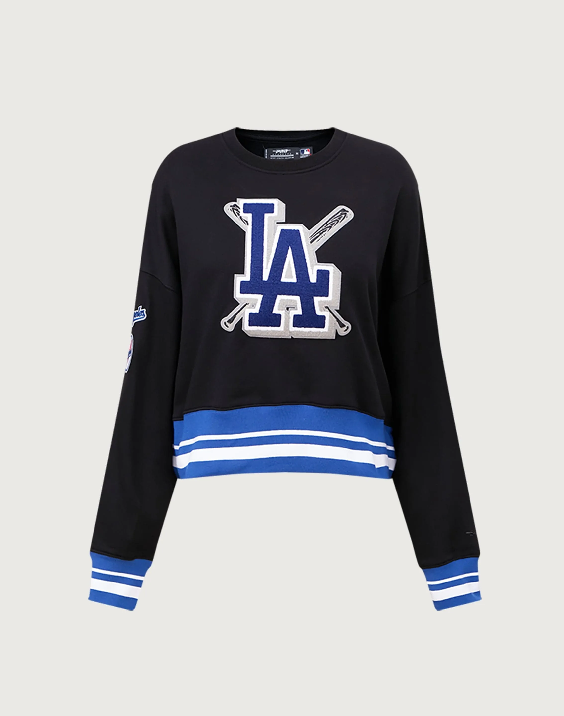Pro Standard MLB Los Angeles Dodgers Mashup Rib Crewneck Epic Glow