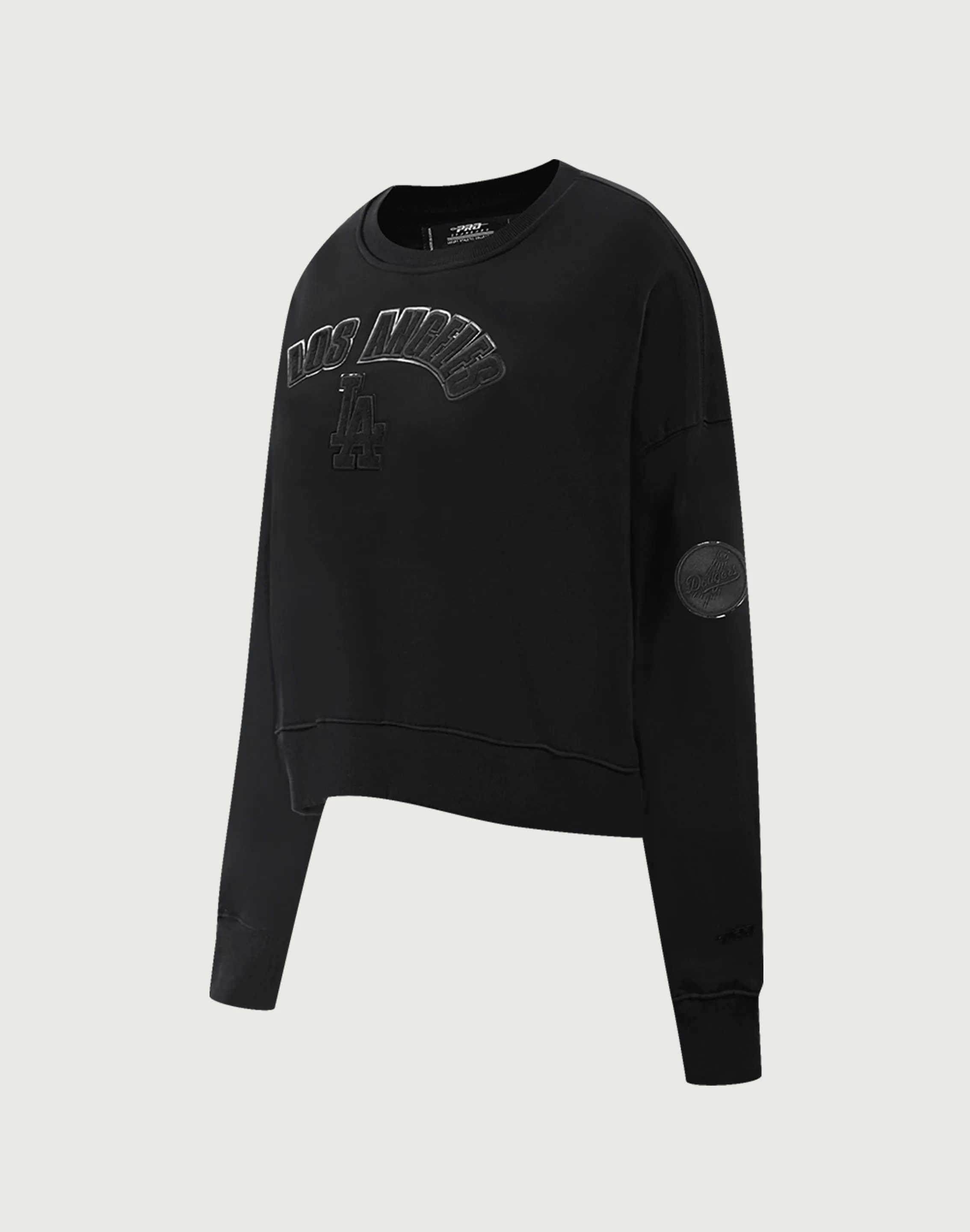 Pro Standard MLB Los Angeles Dodgers Triple Black Crewneck Future Edge