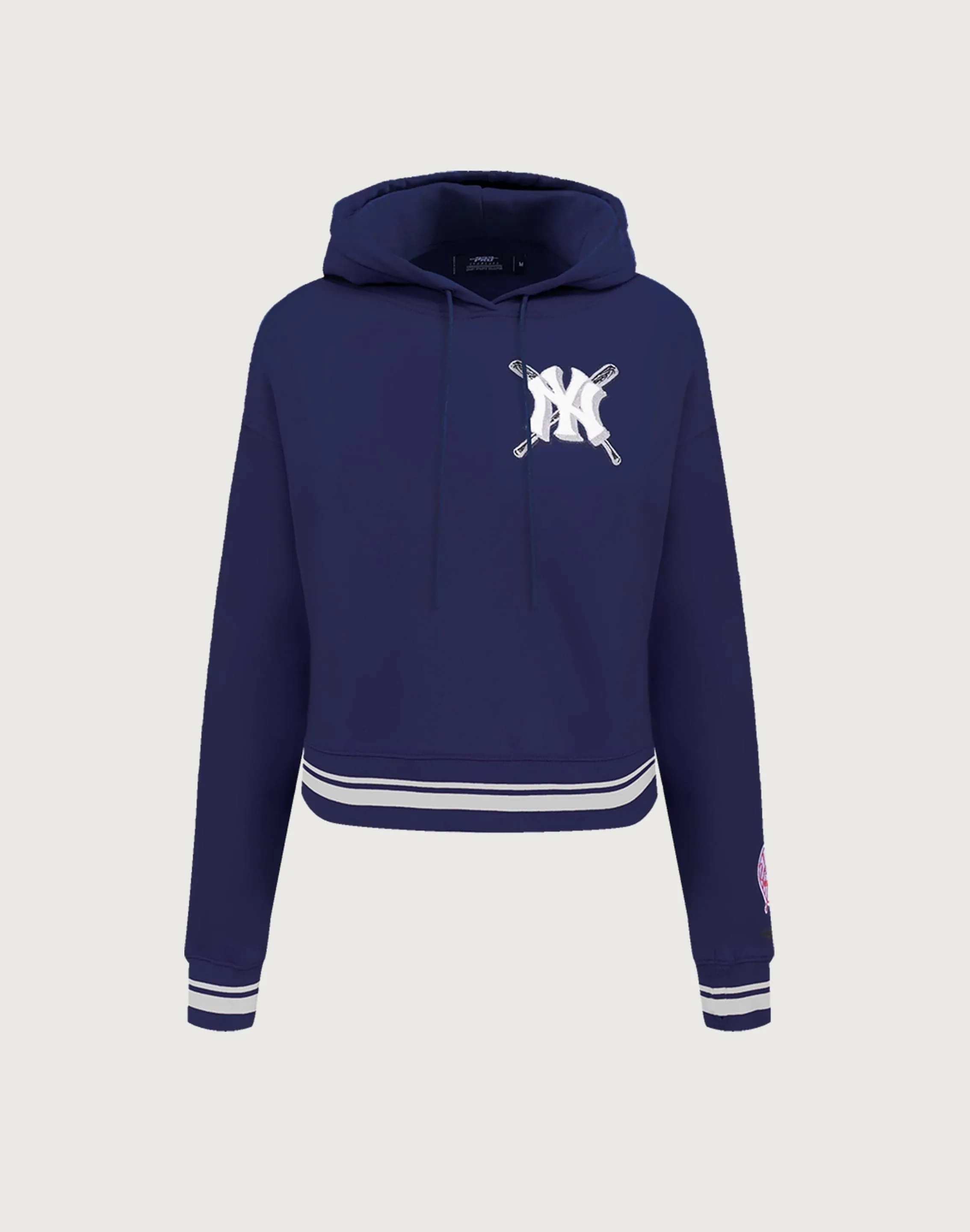 MoistureWickingMaterial Boho Free Pro Standard MLB New York Yankees Mashup Rib Cropped Hoodie