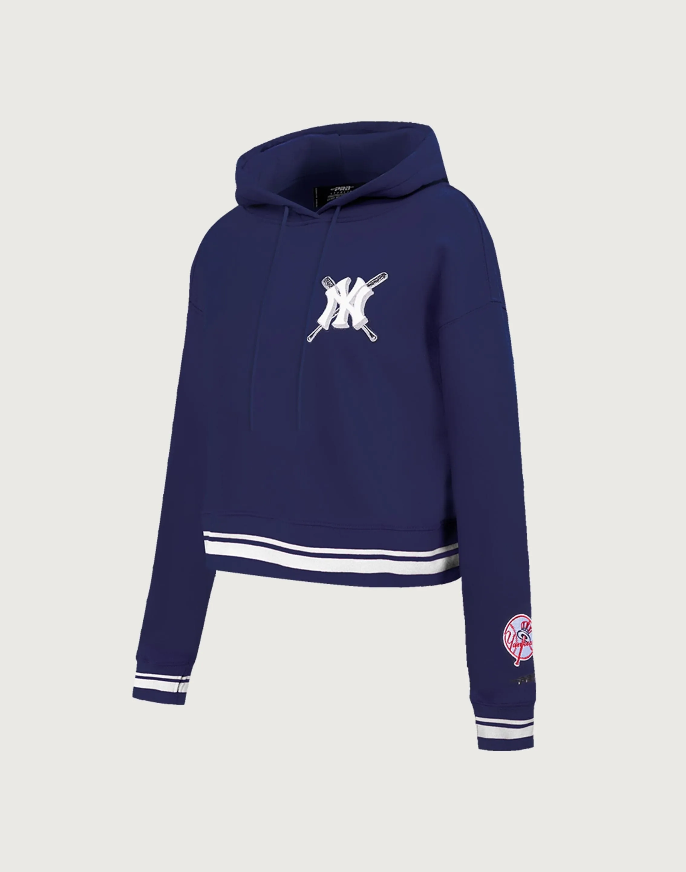 Pro Standard MLB New York Yankees Mashup Rib Cropped Hoodie NoRubEdging