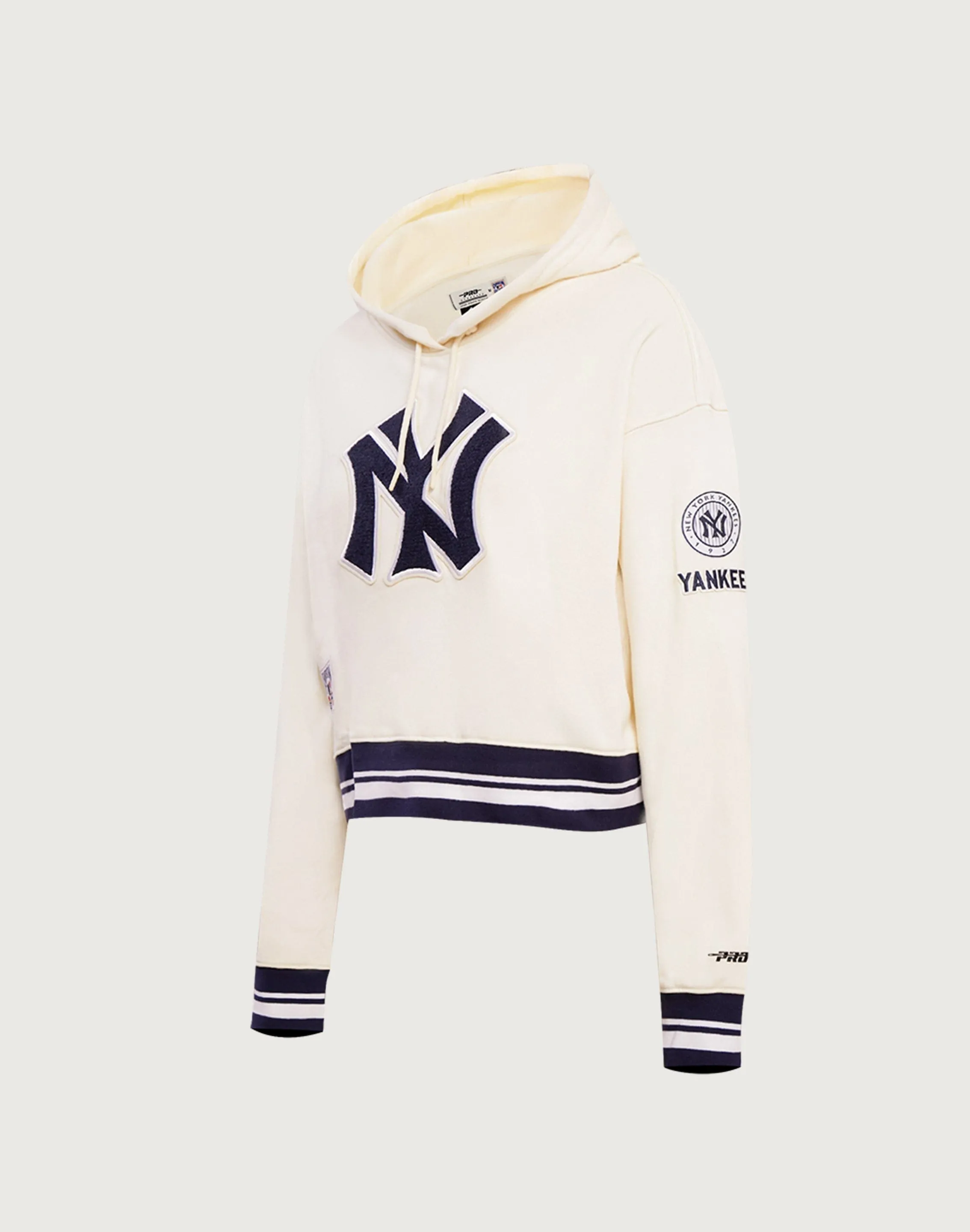 Nature Glow WearResistantHem Pro Standard MLB New York Yankees Retro Classic Cropped Hoodie