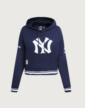 QuickDry Bio Glow Pro Standard MLB New York Yankees Retro Classic Cropped Hoodie