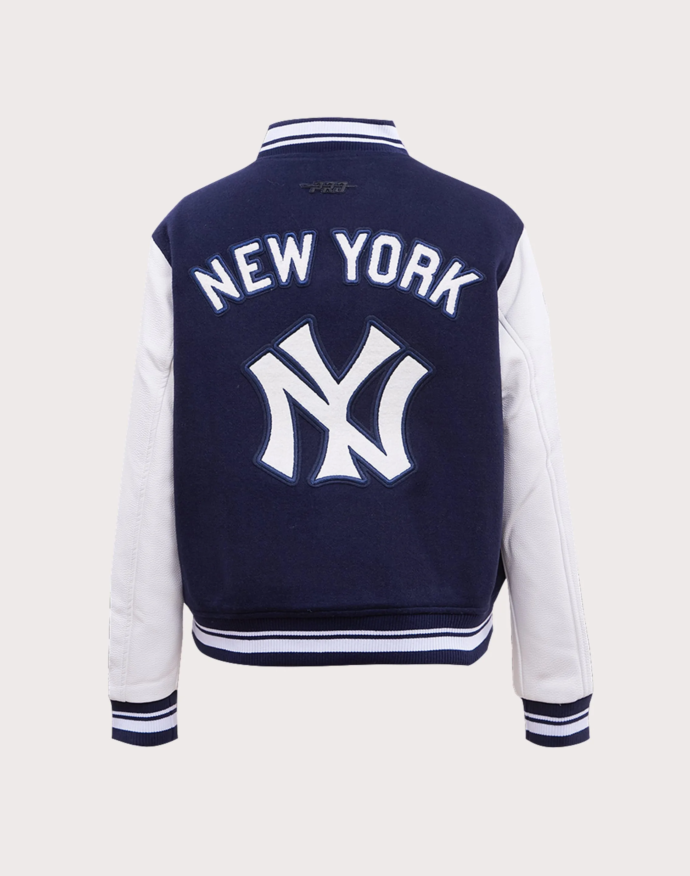 Pro Standard MLB New York Yankees Retro Classic Rib Wool Varsity Jacket Seamless construction DoubleLayerReinforcement