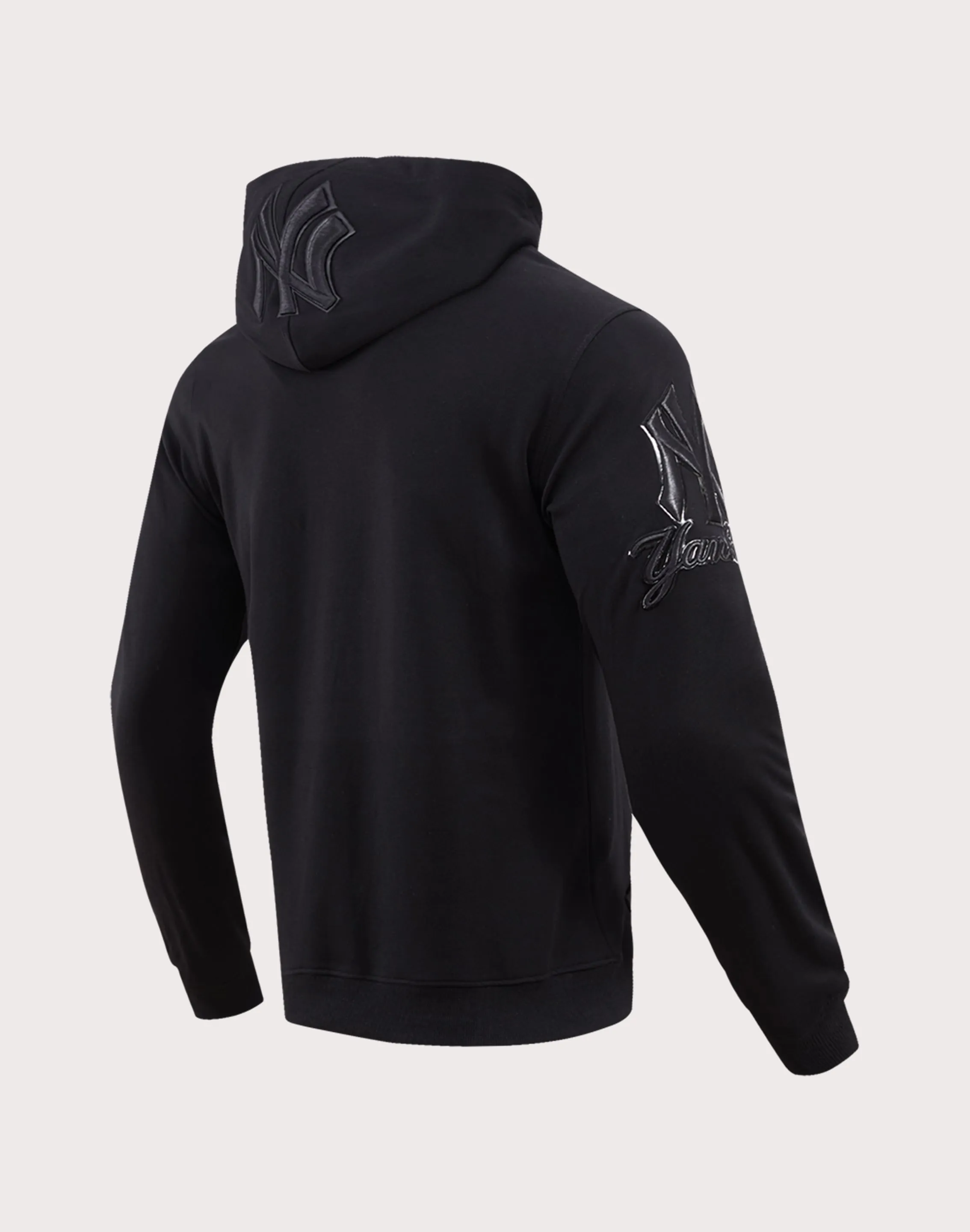 Virtual Fit NonBindingEdges Pro Standard MLB New York Yankees Triple Black Logo Hoodie