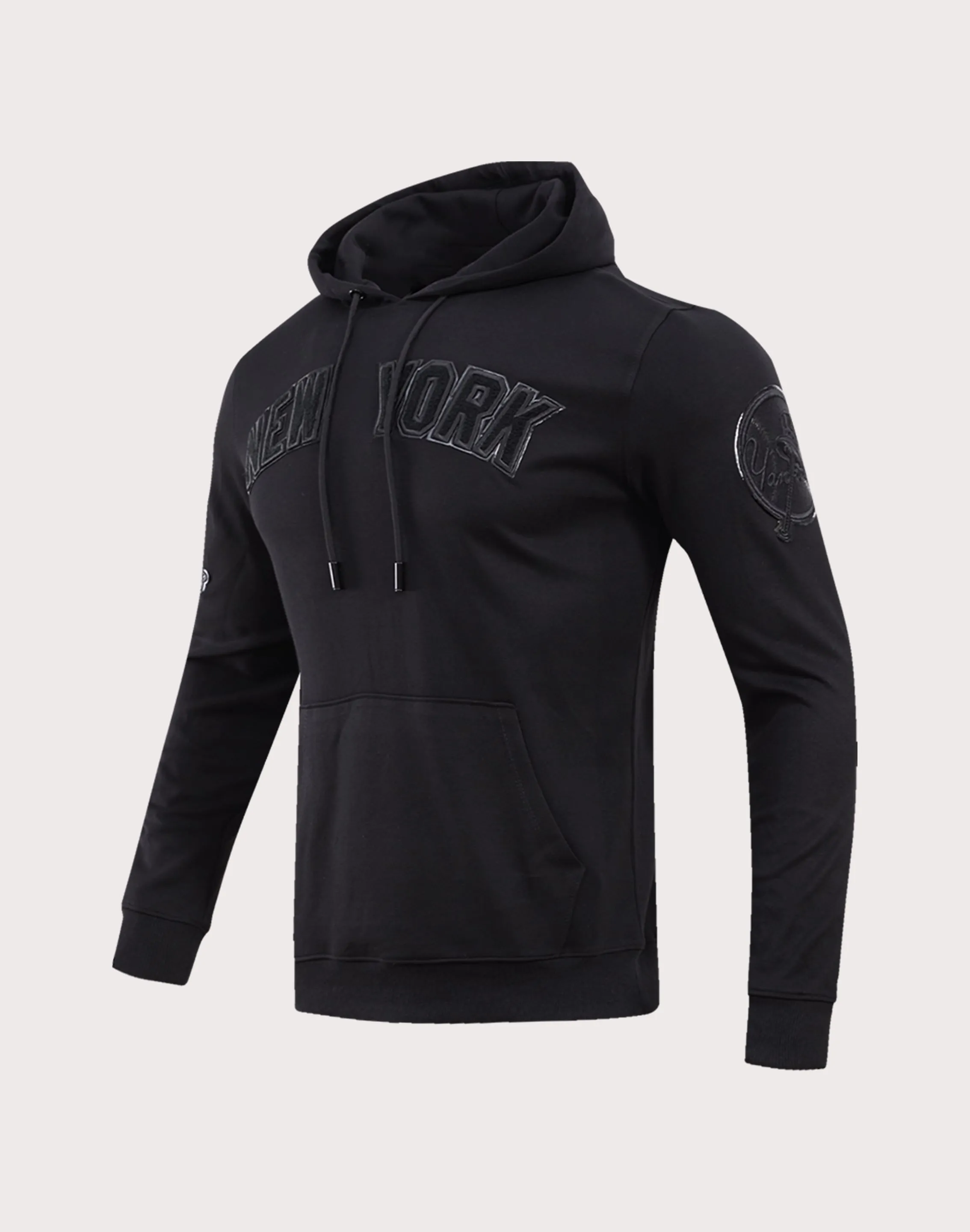 Farm Glow QuickReleaseFastenings Pro Standard MLB New York Yankees Triple Black Logo Hoodie