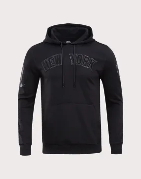 MoistureControl Lining Pro Standard MLB New York Yankees Triple Black Logo Hoodie