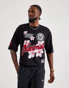 Glitter Fit Pro Standard MLB Washington Nationals Urban Blossoms Tee