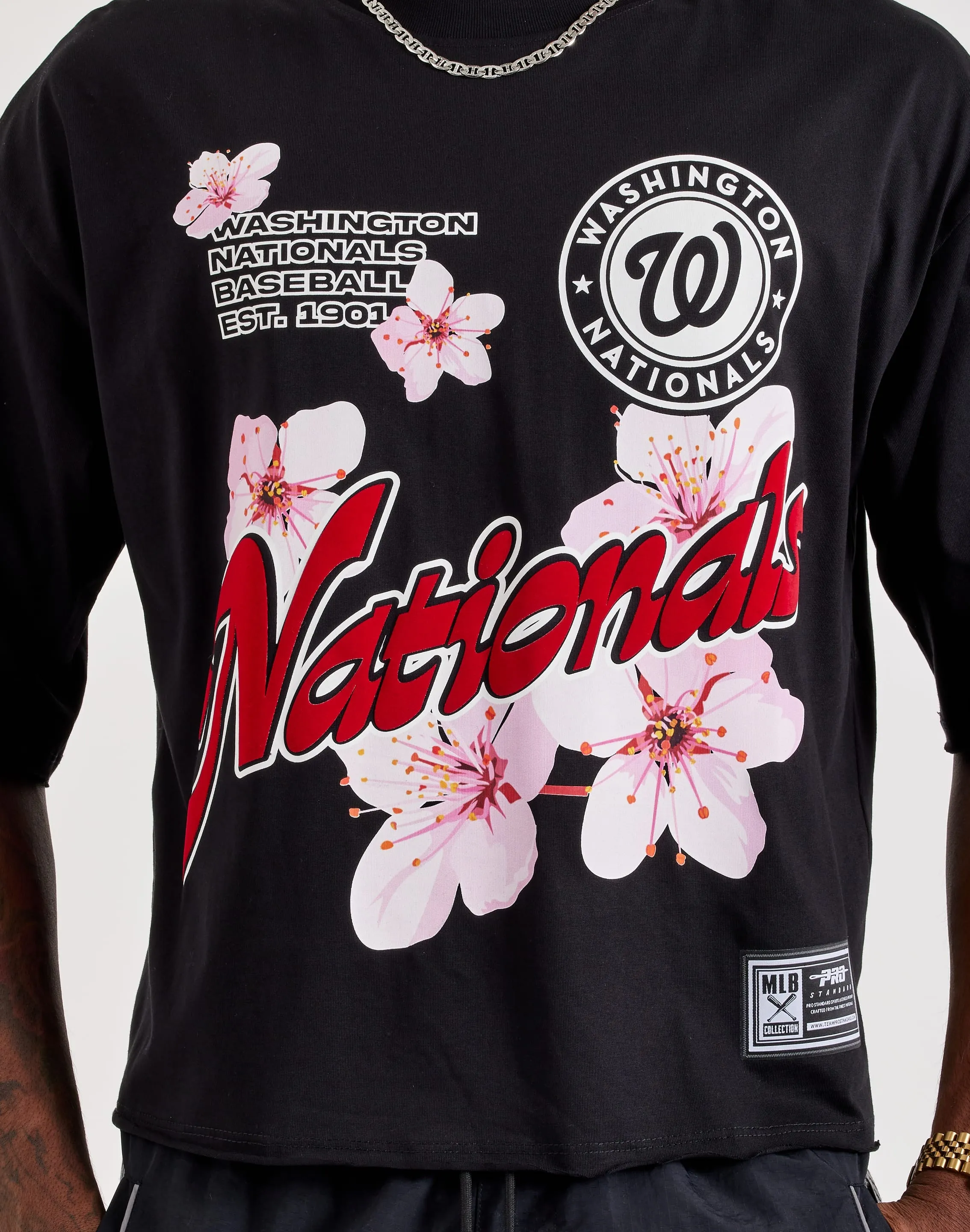 Pro Standard MLB Washington Nationals Urban Blossoms Tee AirflowOptimized