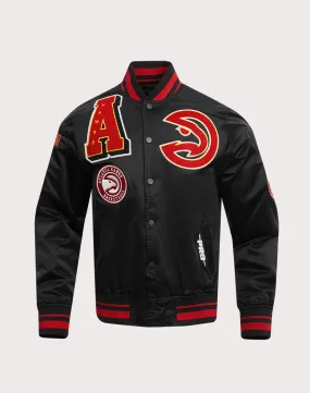 SnagProofMaterial Pro Standard NBA Atlanta Hawks Mashup Rib Satin Jacket