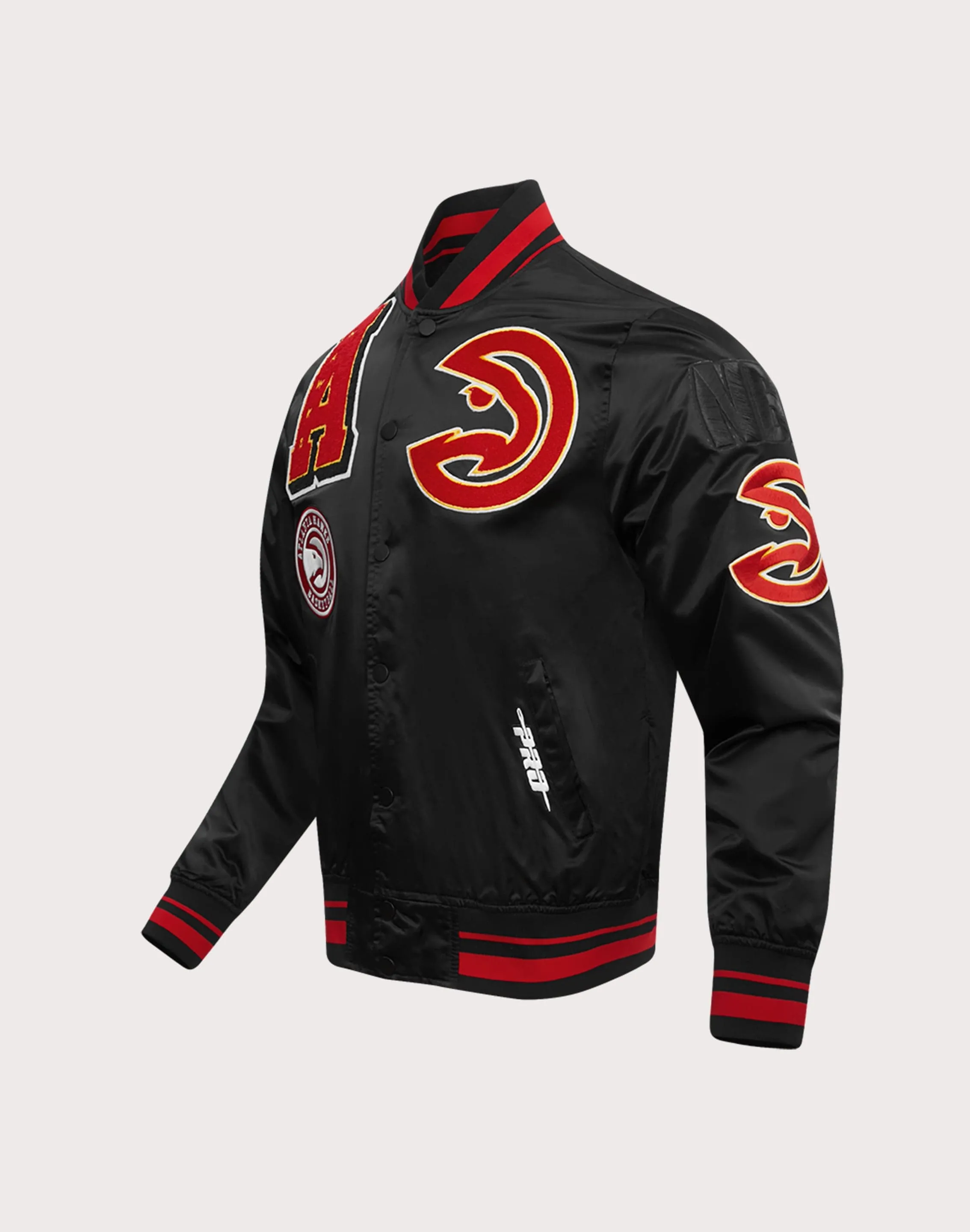 AntiPillingFabric Pro Standard NBA Atlanta Hawks Mashup Rib Satin Jacket