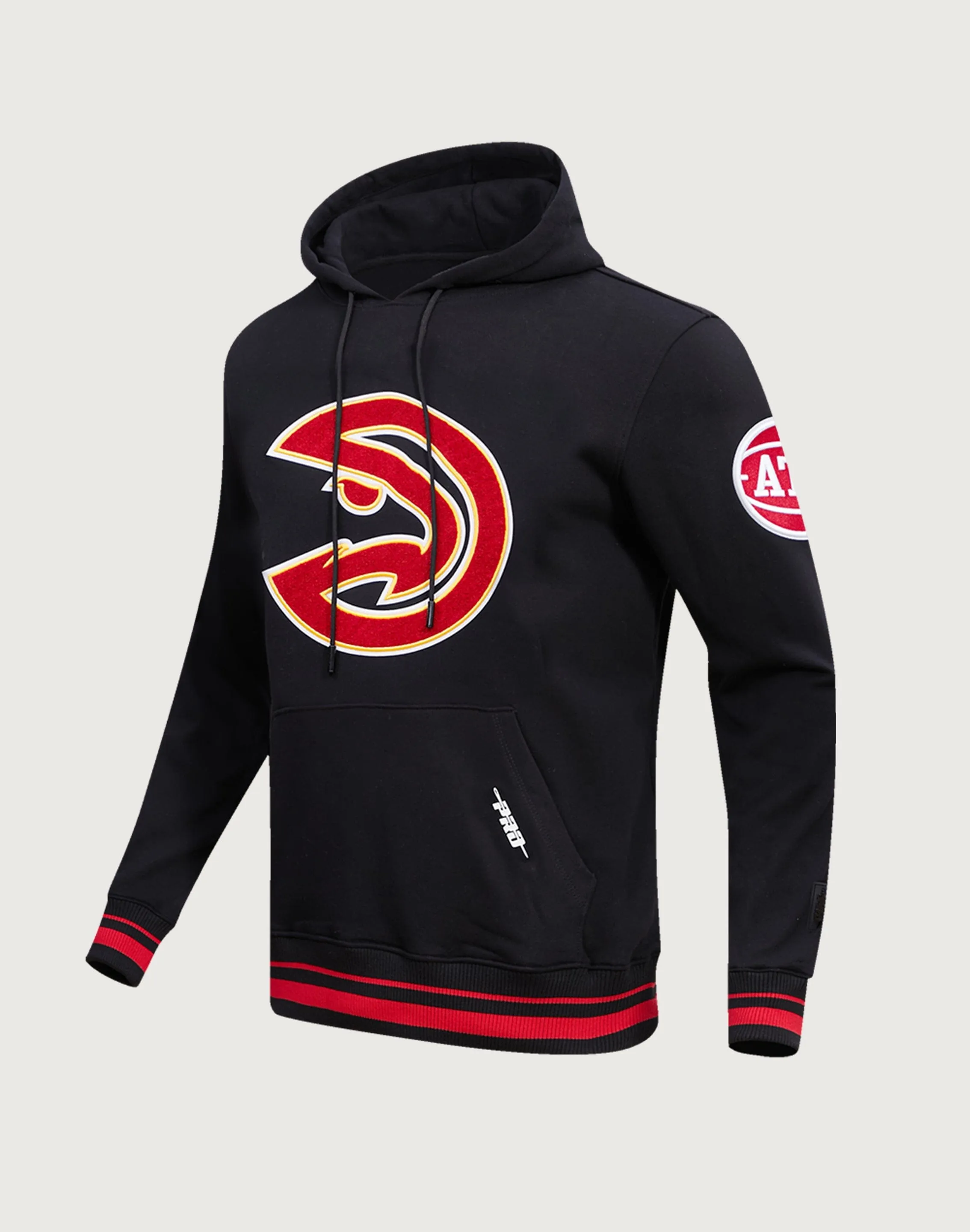Pro Standard NBA Atlanta Hawks Retro Classic Hoodie Adjustable Hem Clear Mind