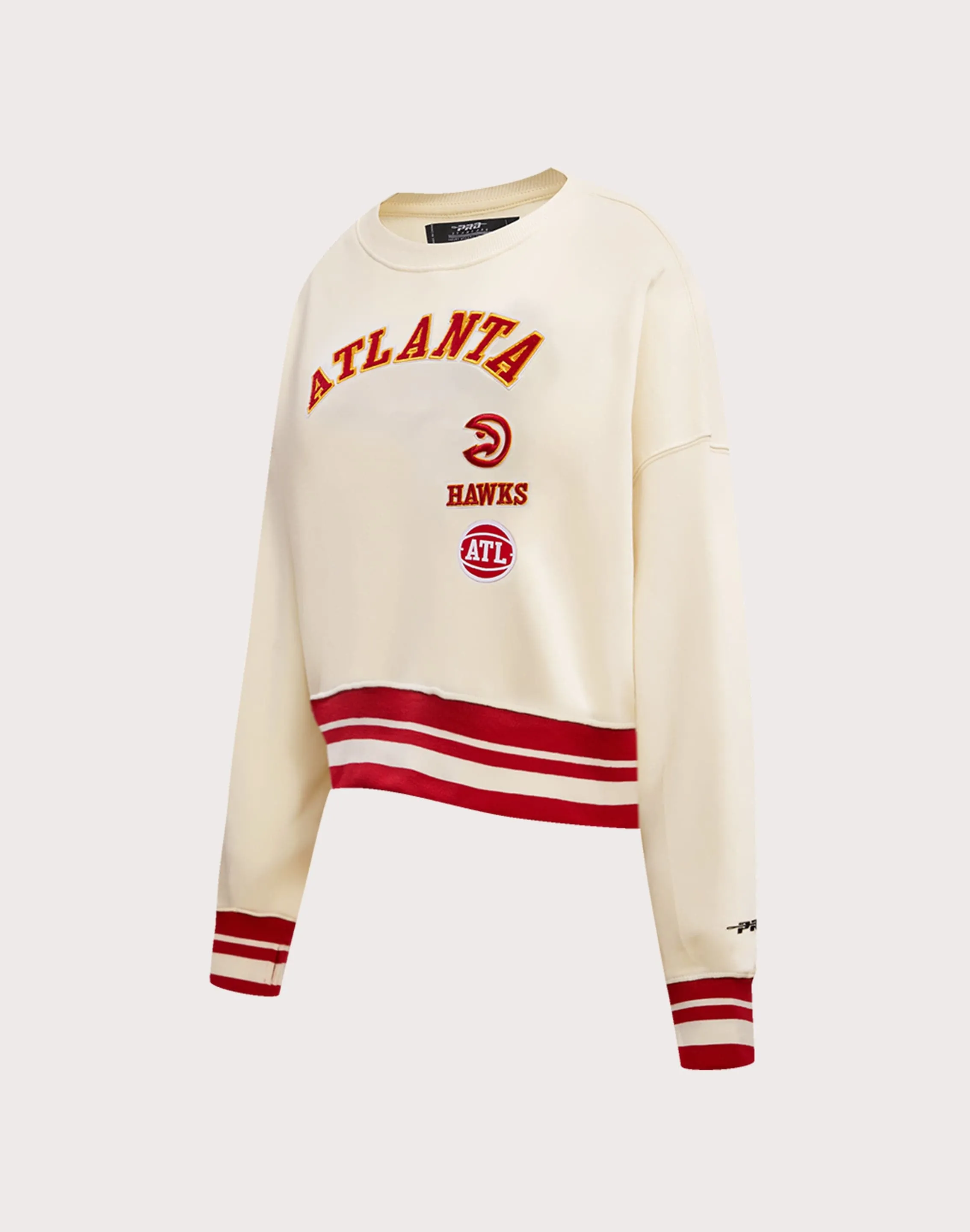 Gentle Power Future Glow Pro Standard NBA Atlanta Hawks Retro Classic Rib Crewneck