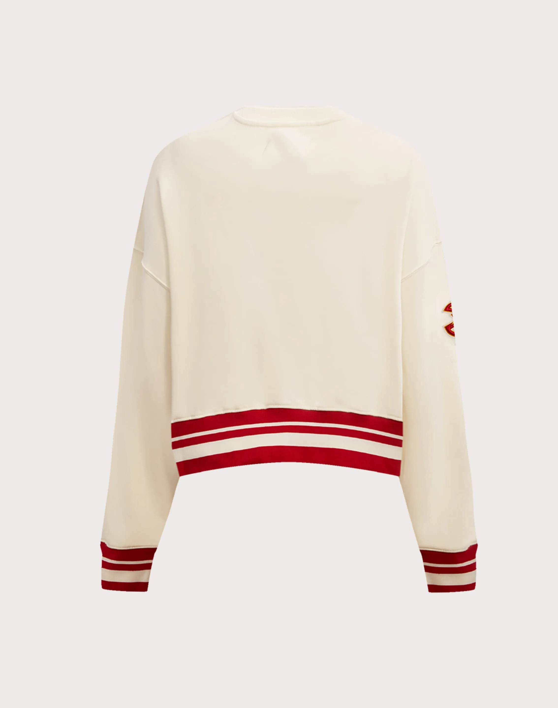 Breathable knit Fast Fit Pro Standard NBA Atlanta Hawks Retro Classic Rib Crewneck