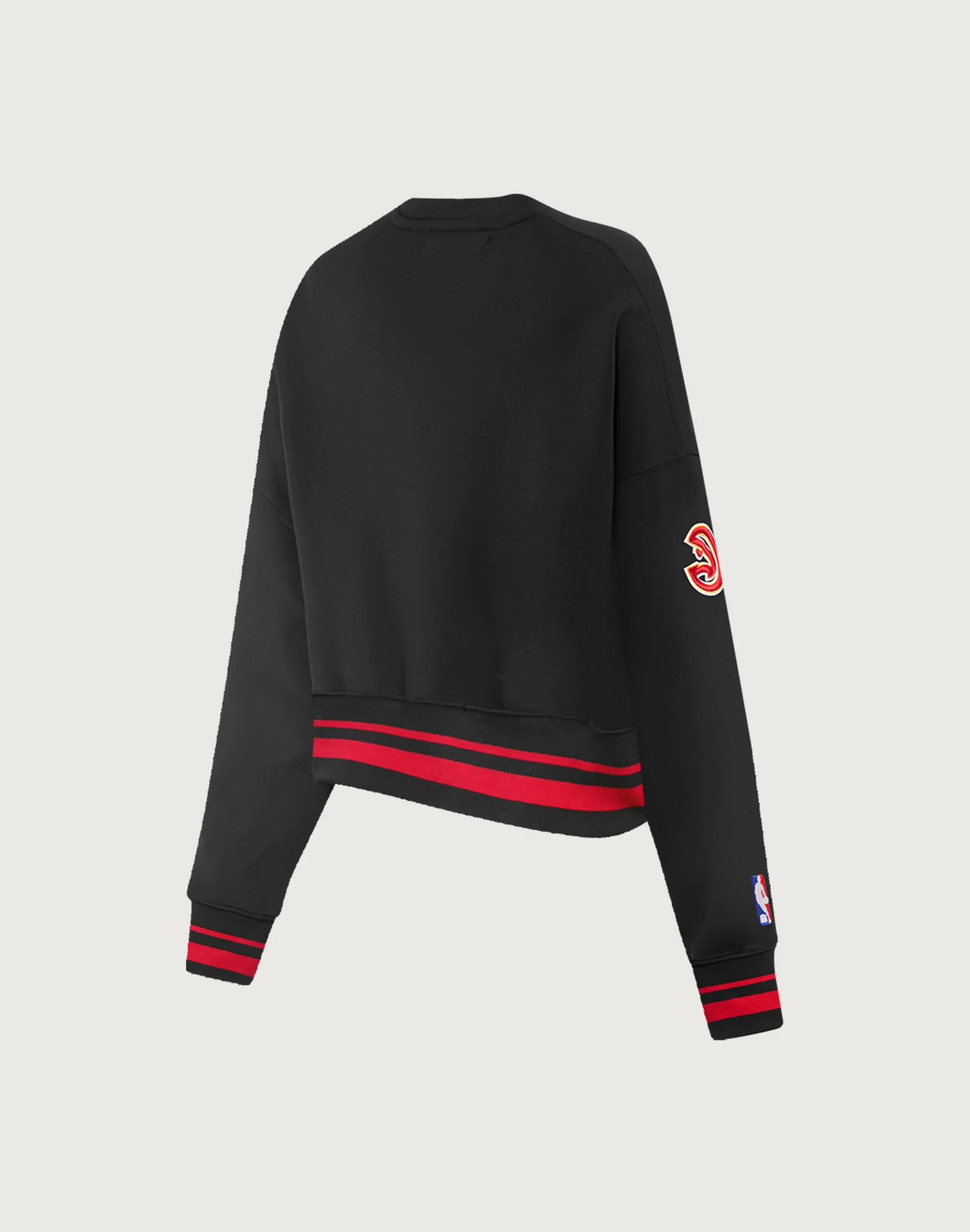 Pro Standard NBA Atlanta Hawks Retro Classic Rib Crewneck Joyful Mood FlexibleWaistband
