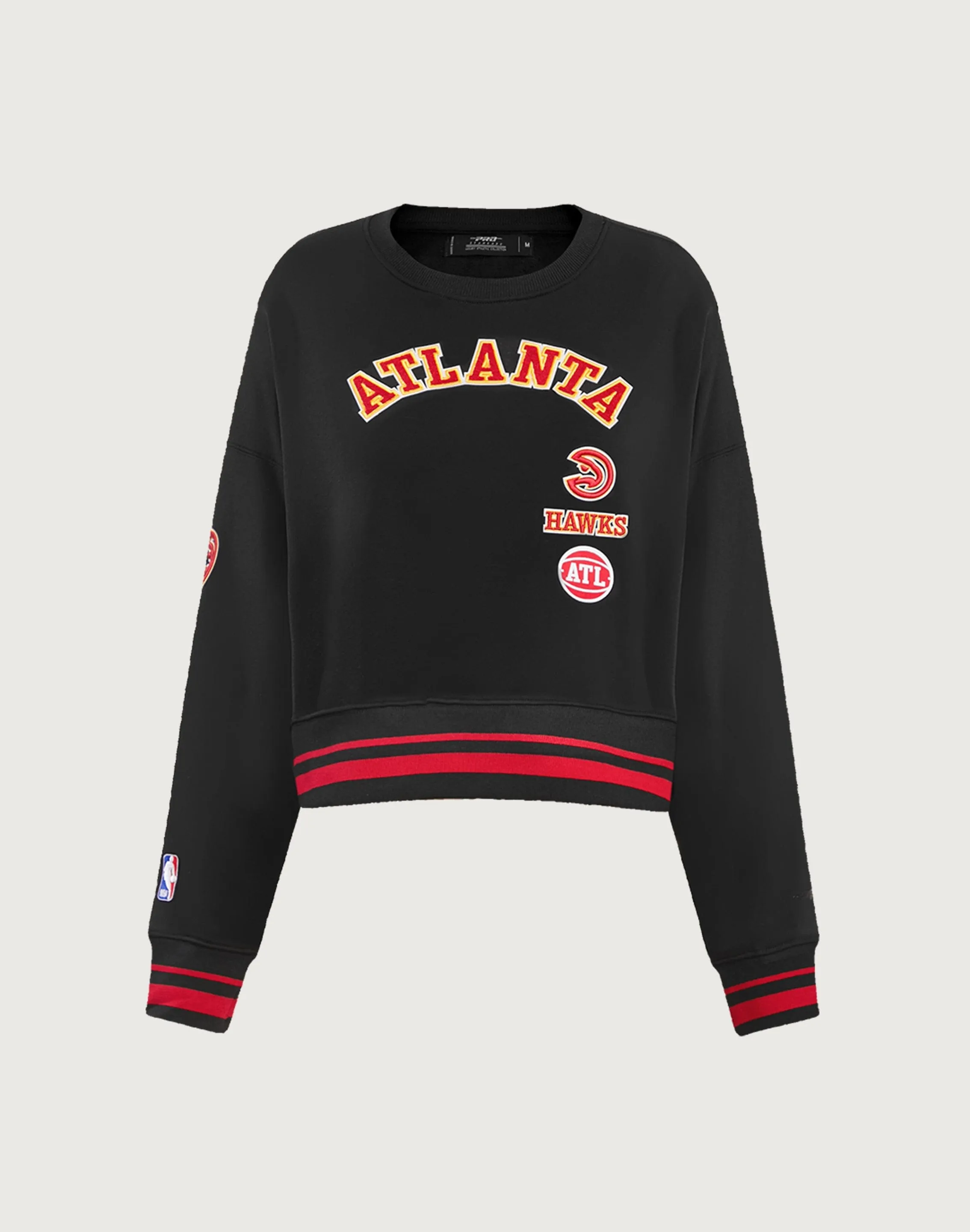 Pro Standard NBA Atlanta Hawks Retro Classic Rib Crewneck Strong Denim