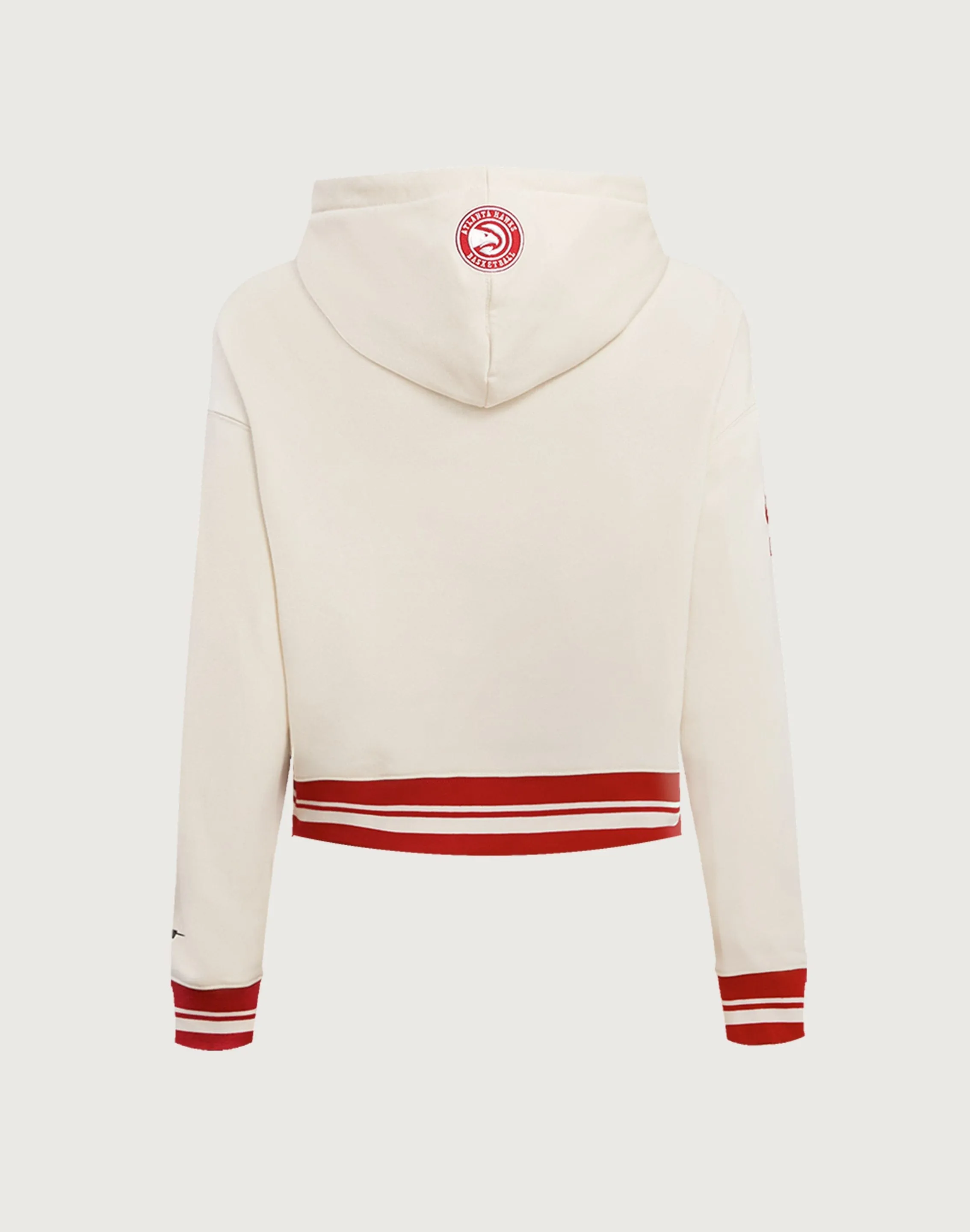 Pro Standard NBA Atlanta Hawks Retro Classic Rib Cropped Hoodie Future Edge