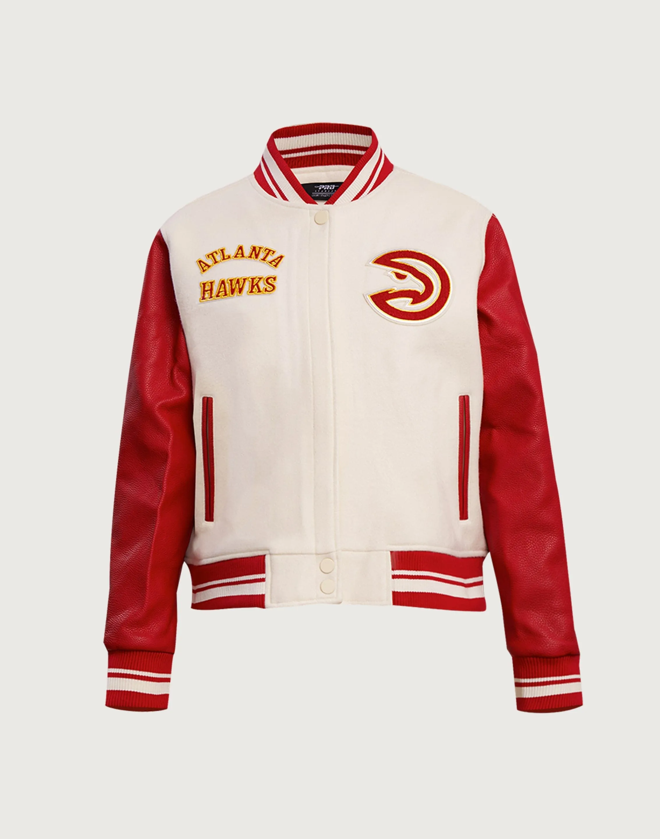 Joyful Mood Pro Standard NBA Atlanta Hawks Retro Classic Rib Wool Varsity Jacket