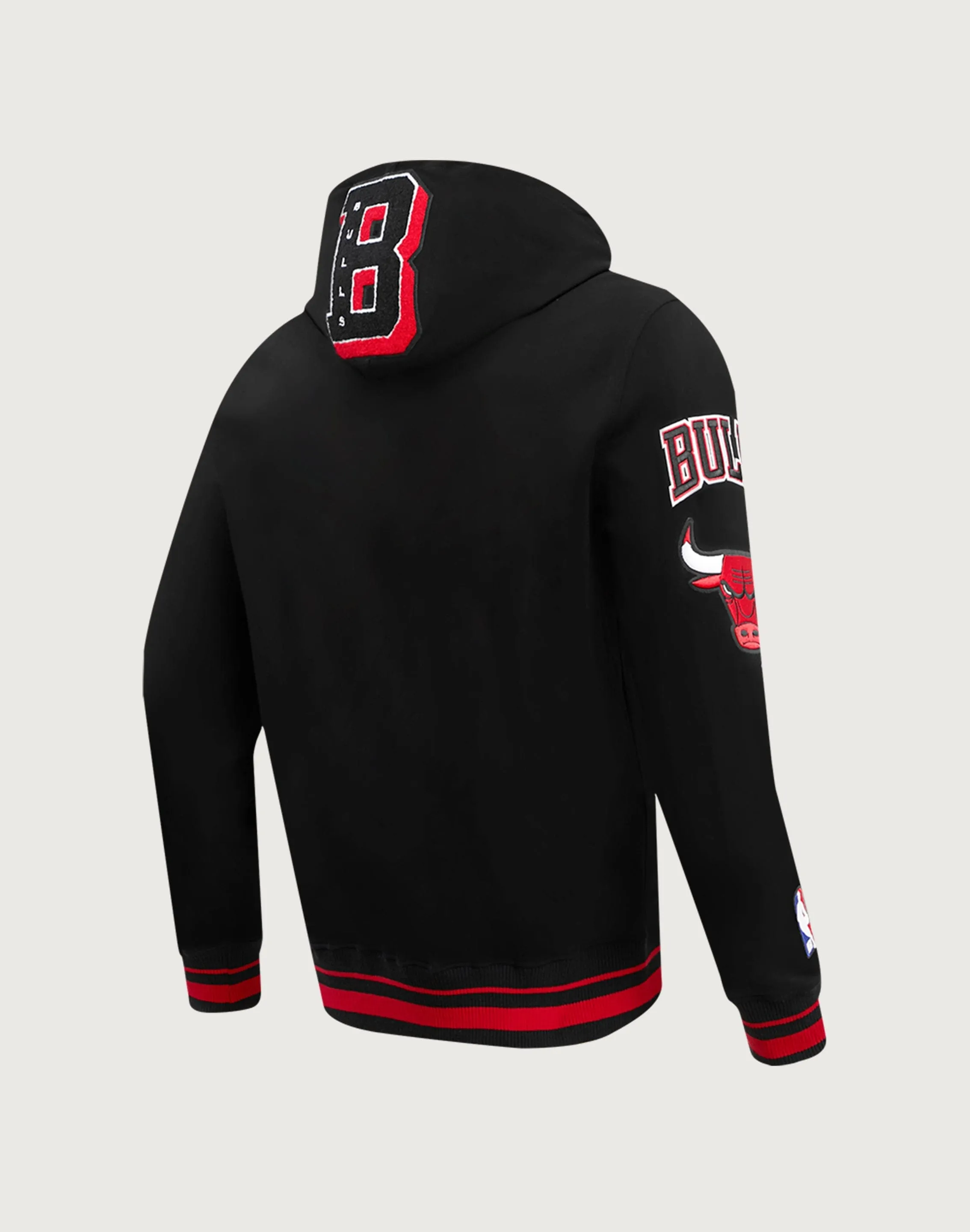 Earth Glow SmoothEdging Pro Standard NBA Chicago Bulls Mashup Rib Hoodie