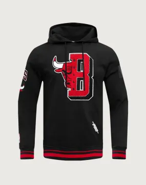 warm glow WrinkleFree Fabric Pro Standard NBA Chicago Bulls Mashup Rib Hoodie