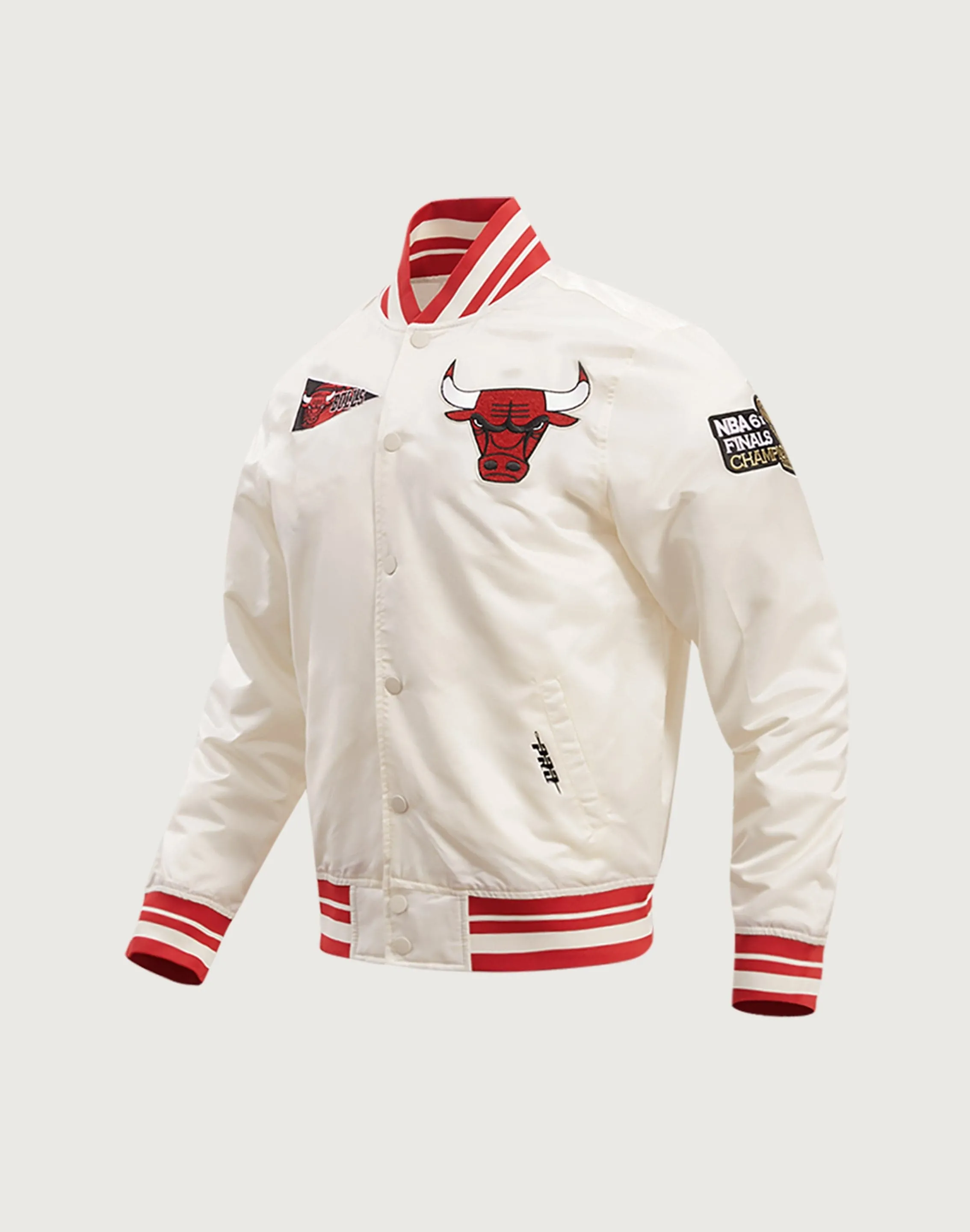 Game Day Sustain Glow Pro Standard NBA Chicago Bulls Retro Classic Rib Satin Jacket