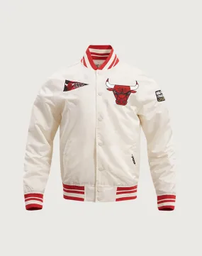 TemperatureRegulating Pro Standard NBA Chicago Bulls Retro Classic Rib Satin Jacket