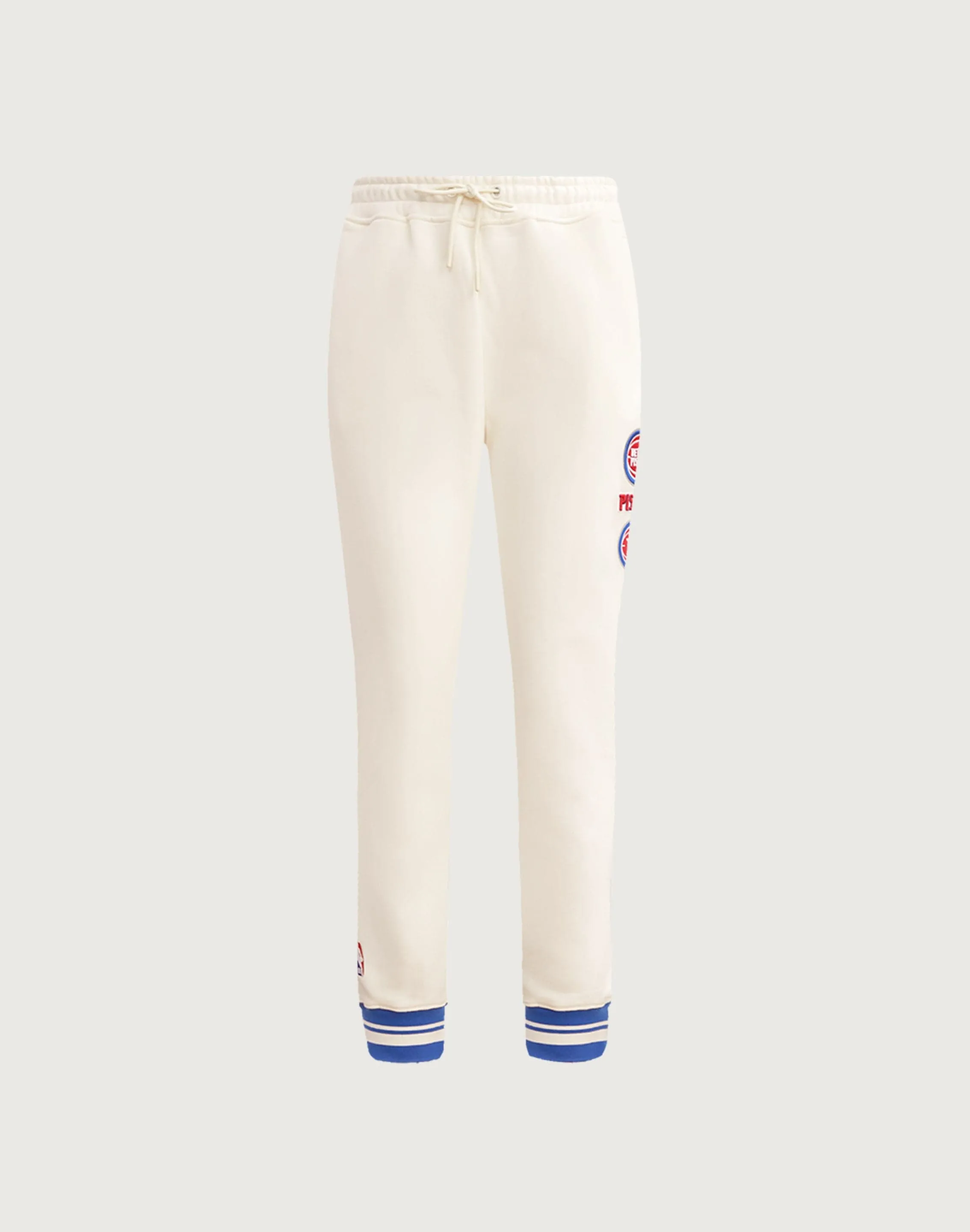 Pro Standard NBA Detroit Pistons Retro Classic Rib Sweatpants Easy Go QuickRelease Closures
