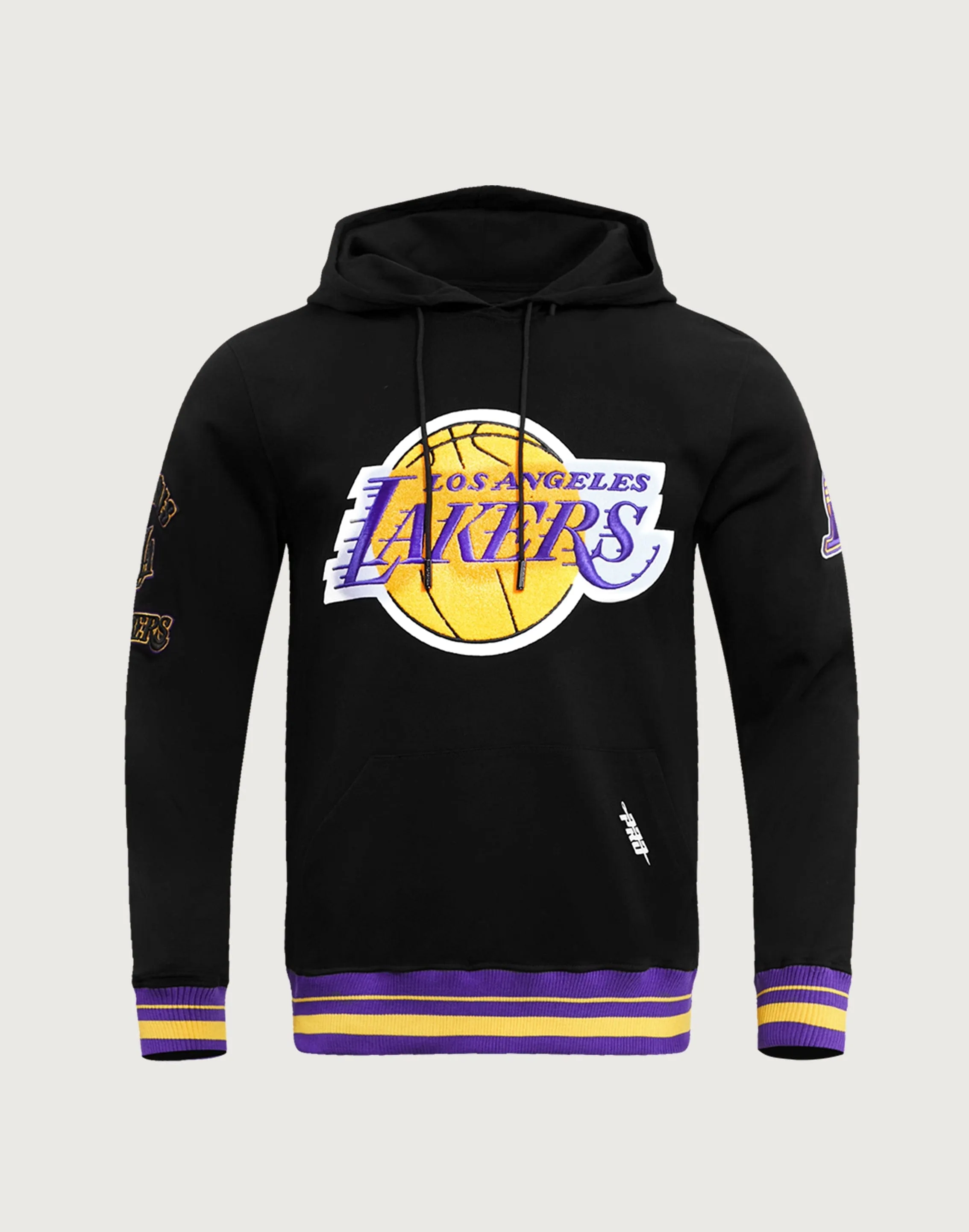 NoSlip Hem Polish Tone Pro Standard NBA Los Angeles Lakers Retro Classic Hoodie