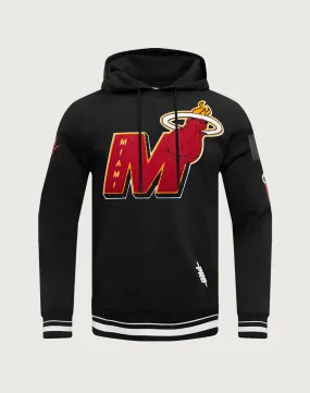 Pro Standard NBA Miami Heat Mashup Rib Hoodie Easy Go WrinkleResistantCloth