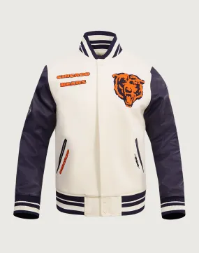 Bead Soul Pro Standard NFL Chicago Bears Retro Classic Rib Wool Varsity Jacket