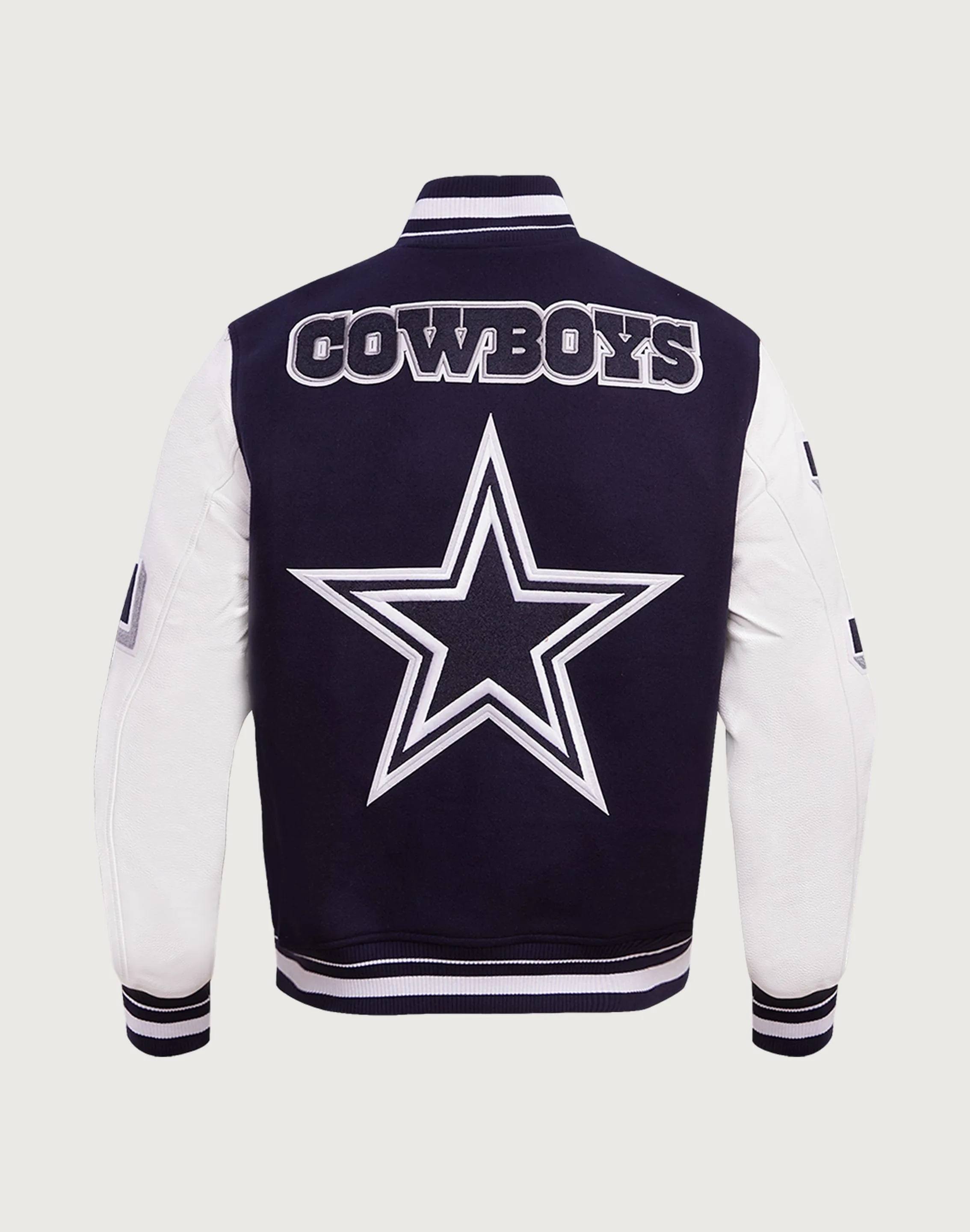 HypoallergenicFabric Pro Standard NFL Dallas Cowboys Mashup Rib Wool Varsity Jacket