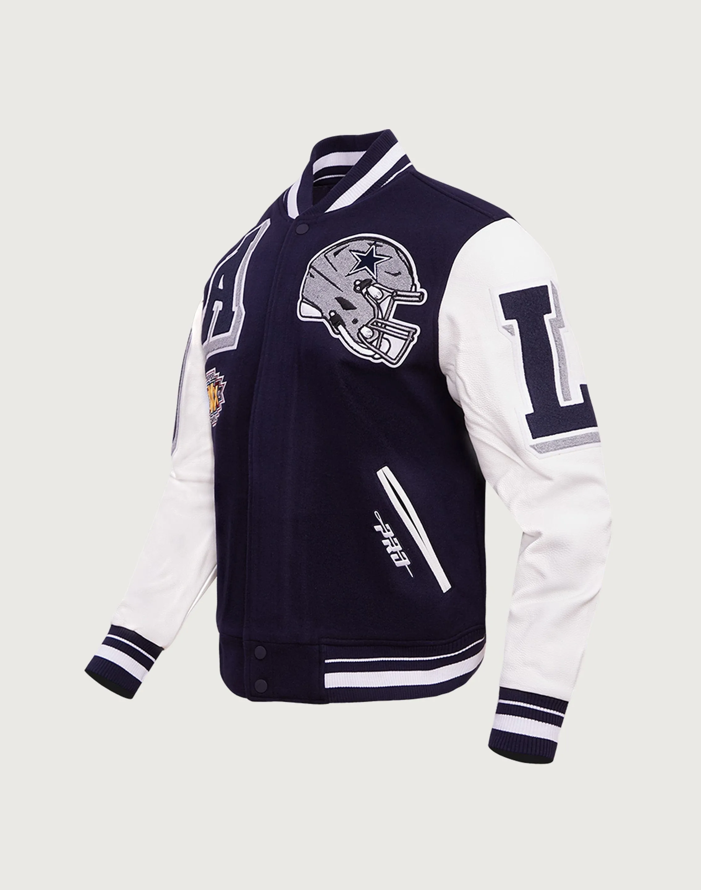 Quiet Core Pro Standard NFL Dallas Cowboys Mashup Rib Wool Varsity Jacket