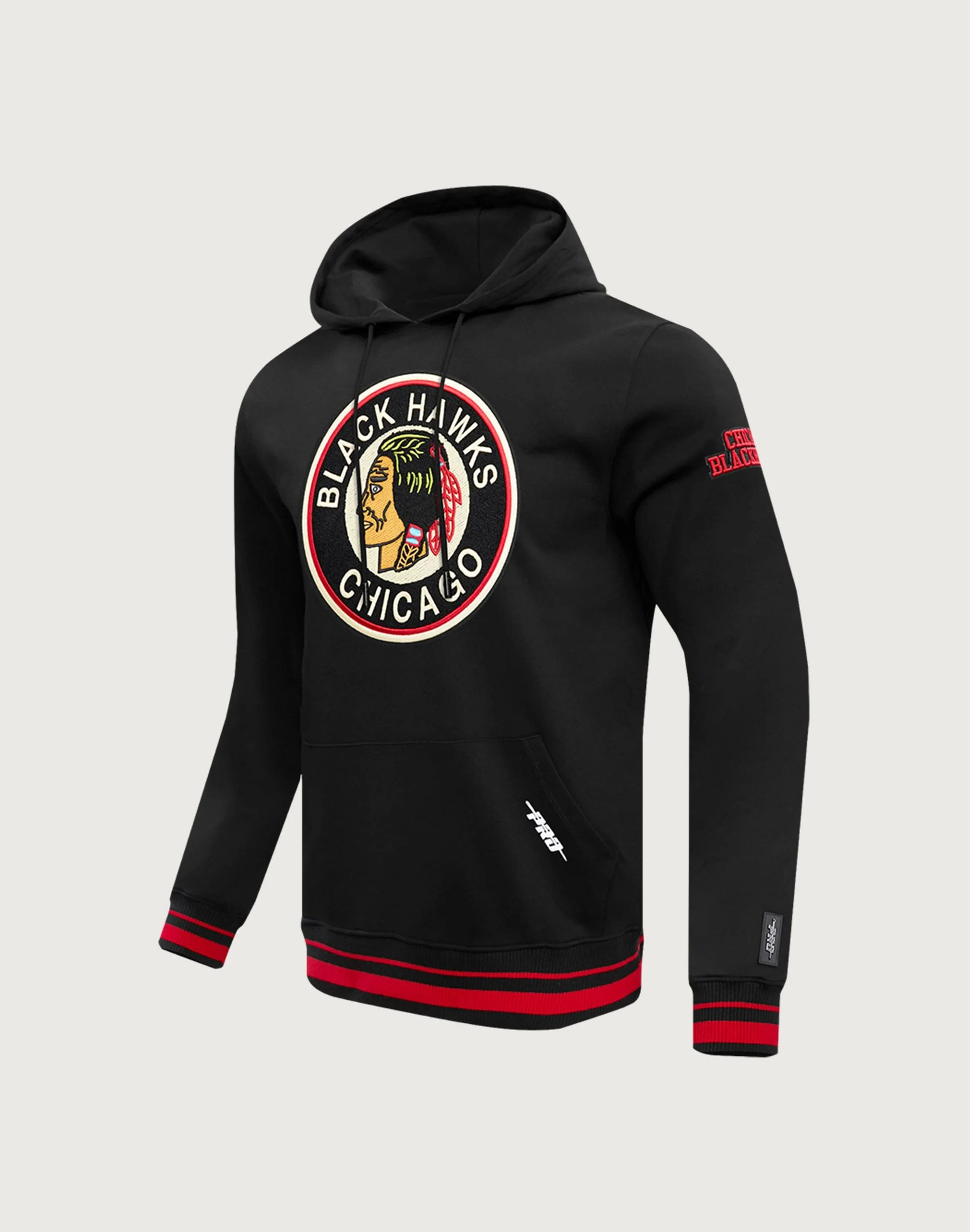 Pro Standard NHL Chicago Blackhawks Retro Classic Hoodie GentleWaistband Love Glow