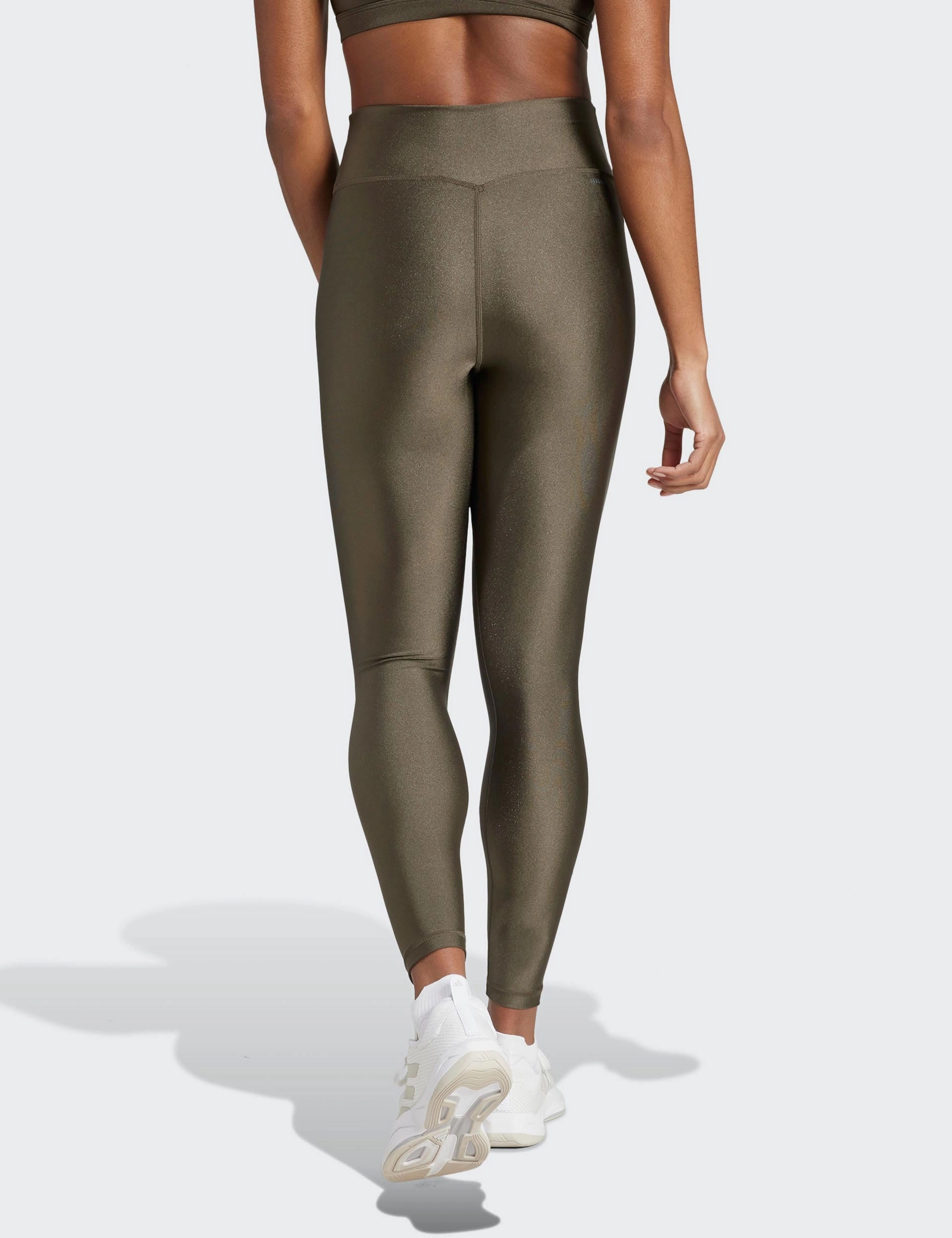 Optime Essentials Shine 7/8 Leggings - Shadow Olive Durable Comfort Lifestyle Ready
