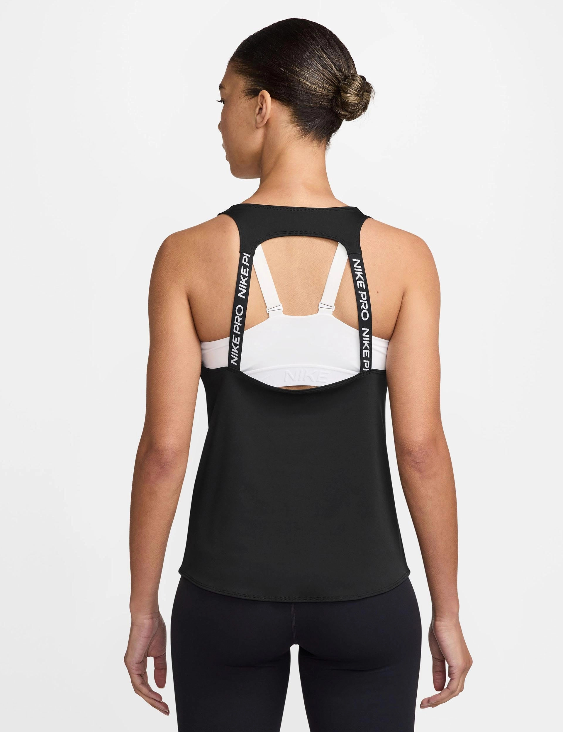 Travel Light Hygienic Lining Pro Dri-FIT Tank Top - Black/White