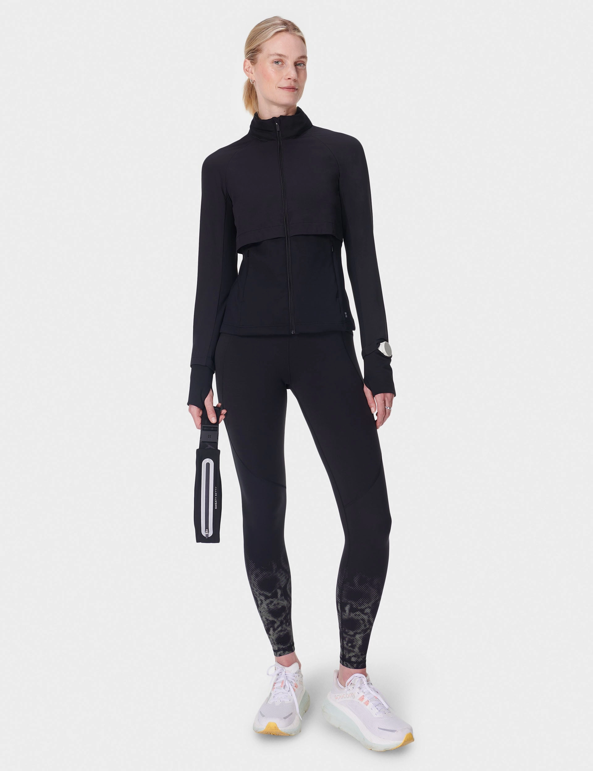 HypoallergenicMaterial Pro Run Water Resistant Run Jacket - Black
