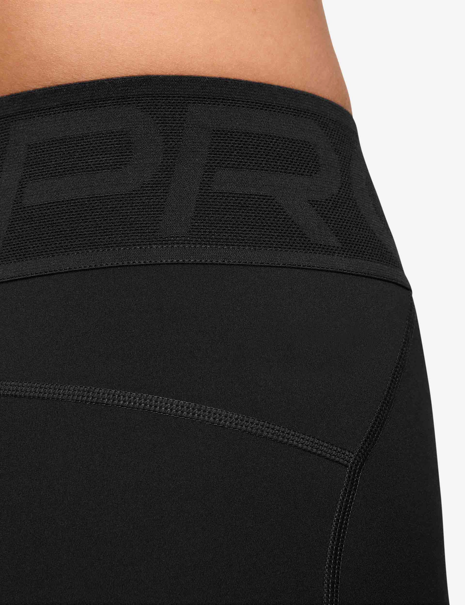 Pro Sculpt High Waisted 5" Biker Shorts - Black/White UV resistant
