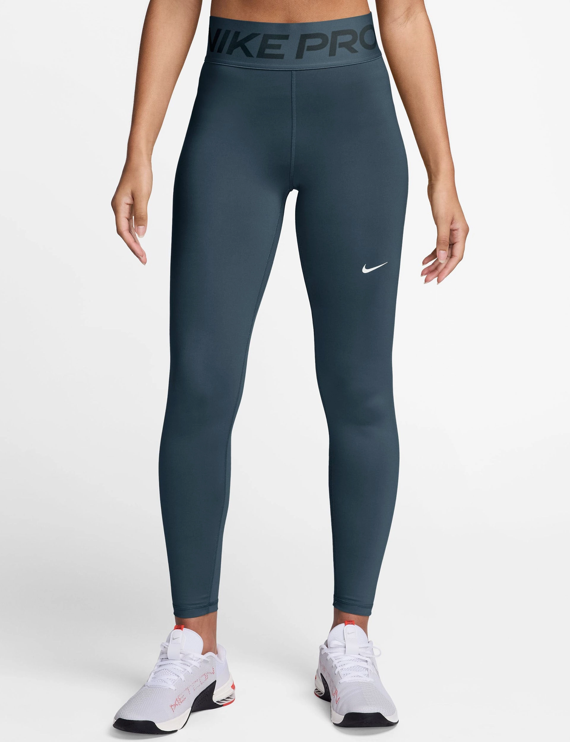 Soft Grip Pro Sculpt High Waisted Leggings - Armory Navy/White