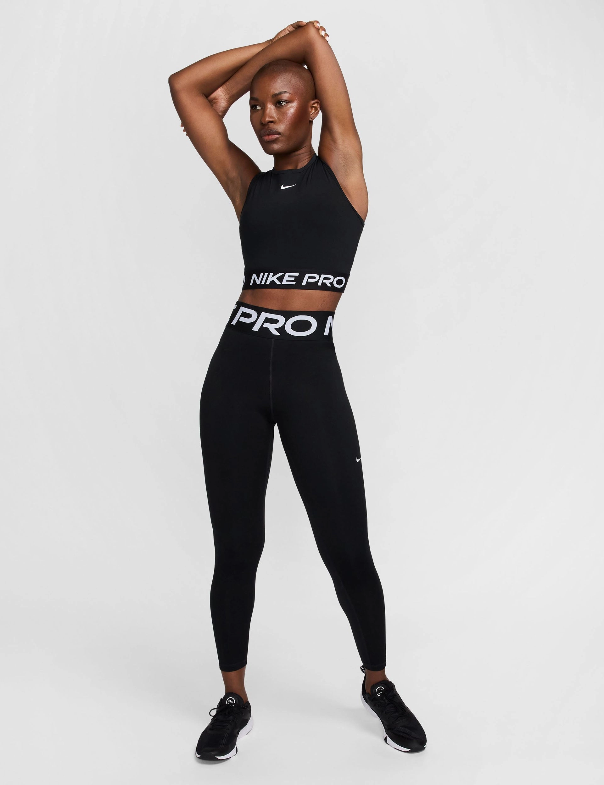 Pro Sculpt High Waisted Leggings - Black/White Soft Curve