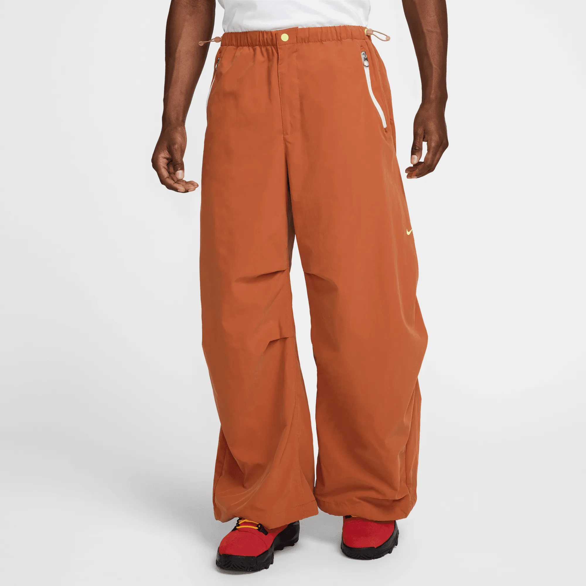 PROJECT F.R.O.G PARACHUTE PANTS - DARK RUSSET / LIGHT LEMON TWIST Luxury Core fresh start
