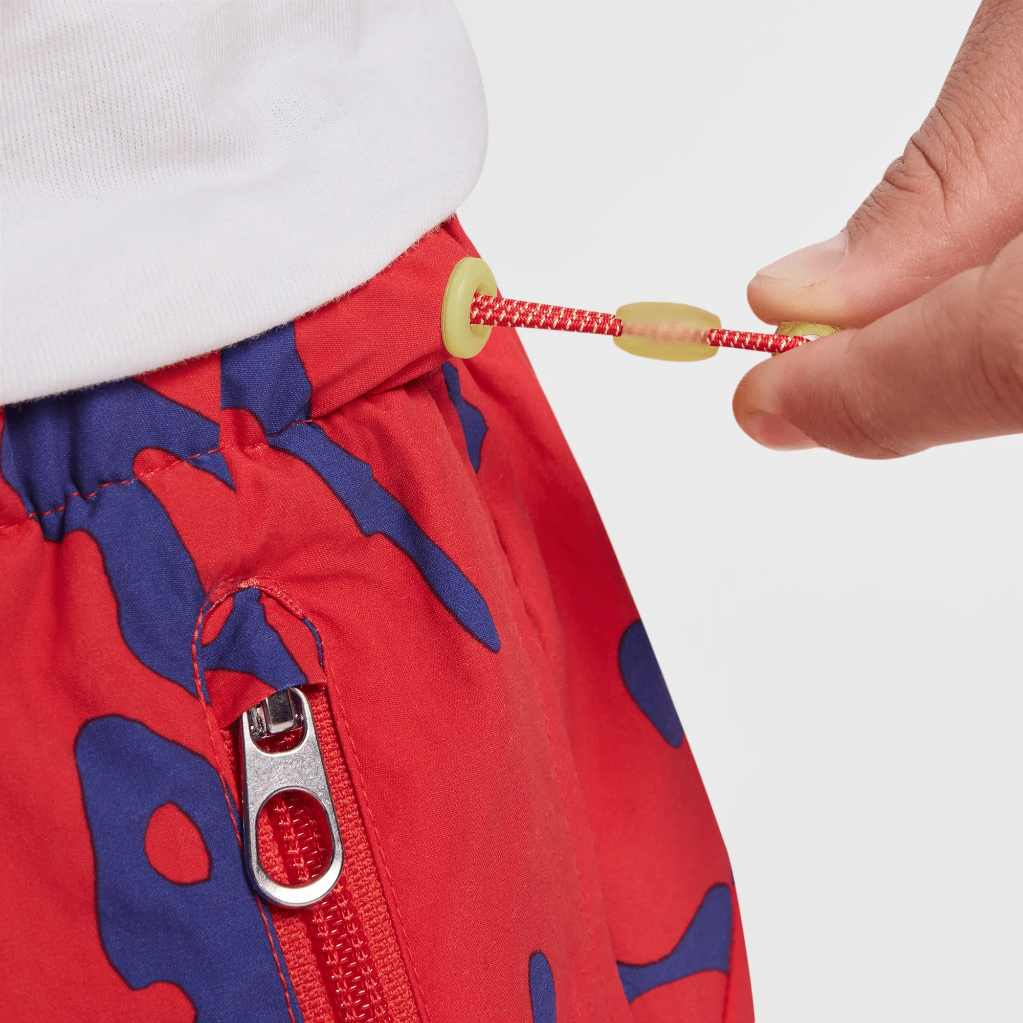 PROJECT F.R.O.G PARACHUTE PANTS - LIGHT CRIMSON / DEEP NIGHT TearResistant Fabric