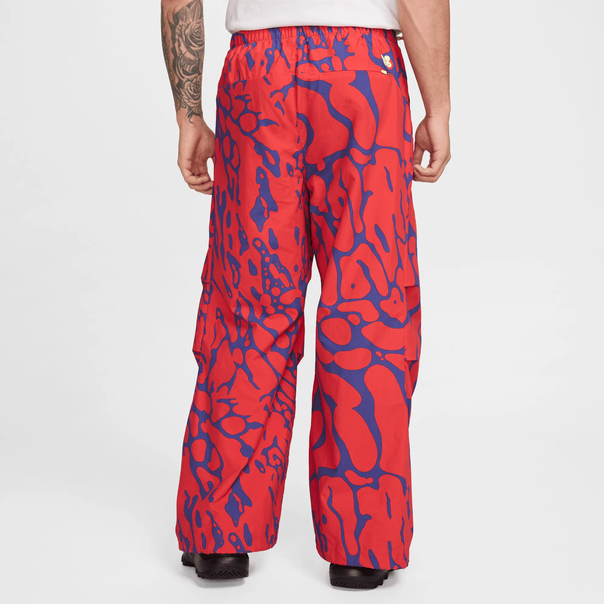 FoldableDesign PROJECT F.R.O.G PARACHUTE PANTS - LIGHT CRIMSON / DEEP NIGHT
