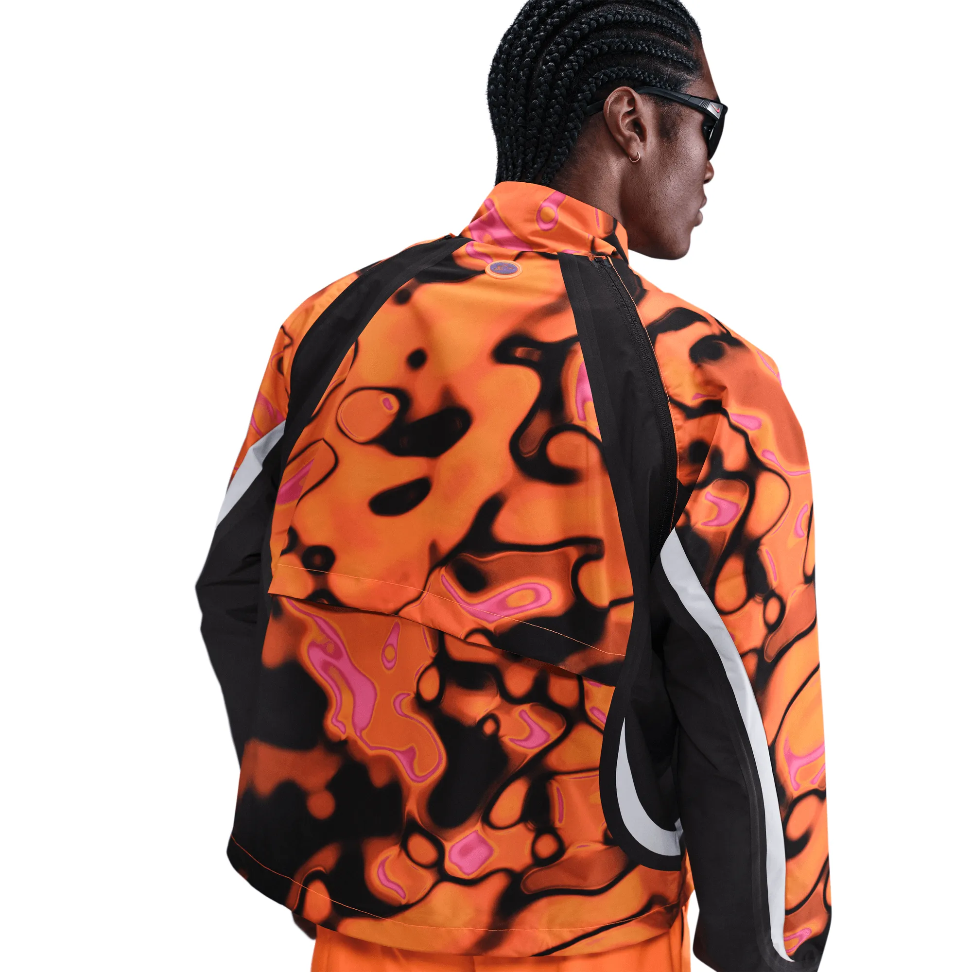 MoistureControl Fabric Party Guest PROJECT F.R.O.G STORM-FIT TRACK JACKET - TOTAL ORANGE