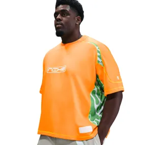 Feather Glow Mountain Cool PROJECT F.R.O.G TEE - SUNDIAL / GREEN STRIKE