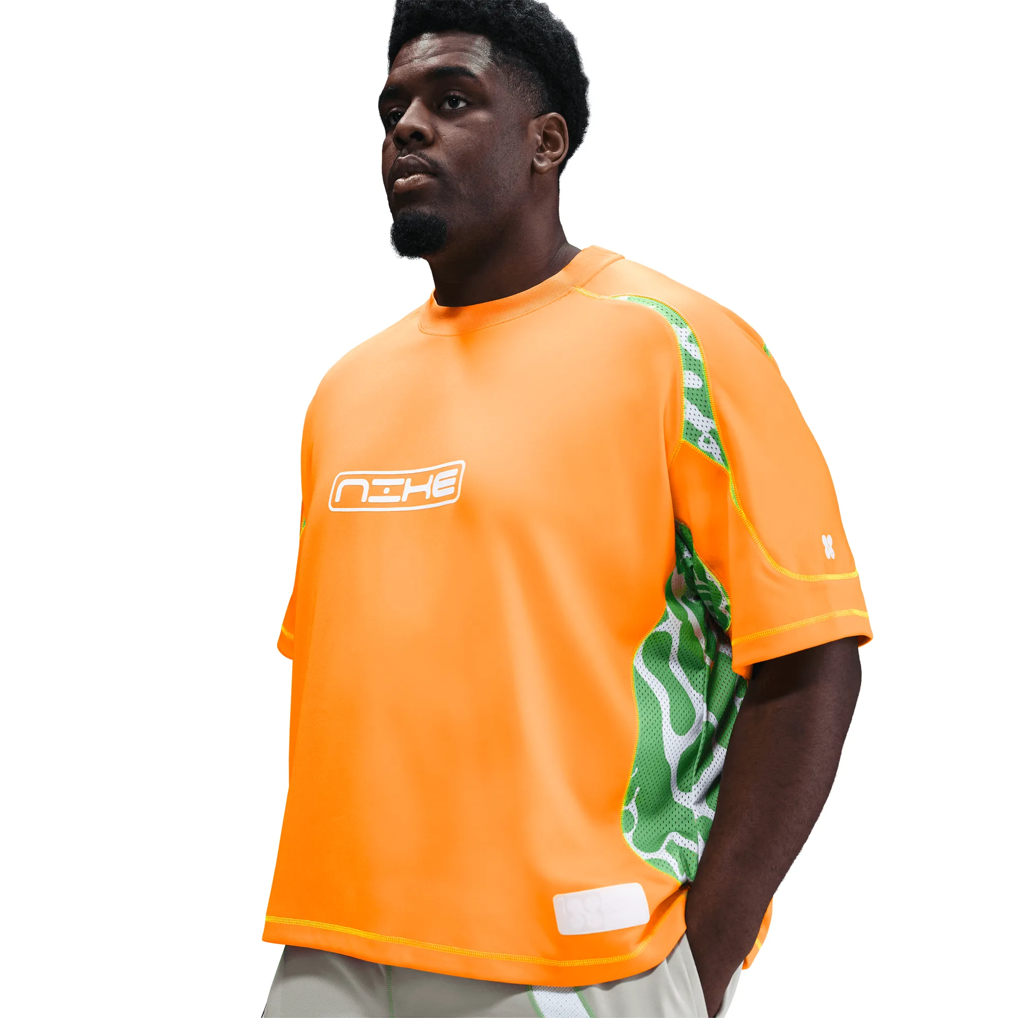 Feather Glow Mountain Cool PROJECT F.R.O.G TEE - SUNDIAL / GREEN STRIKE