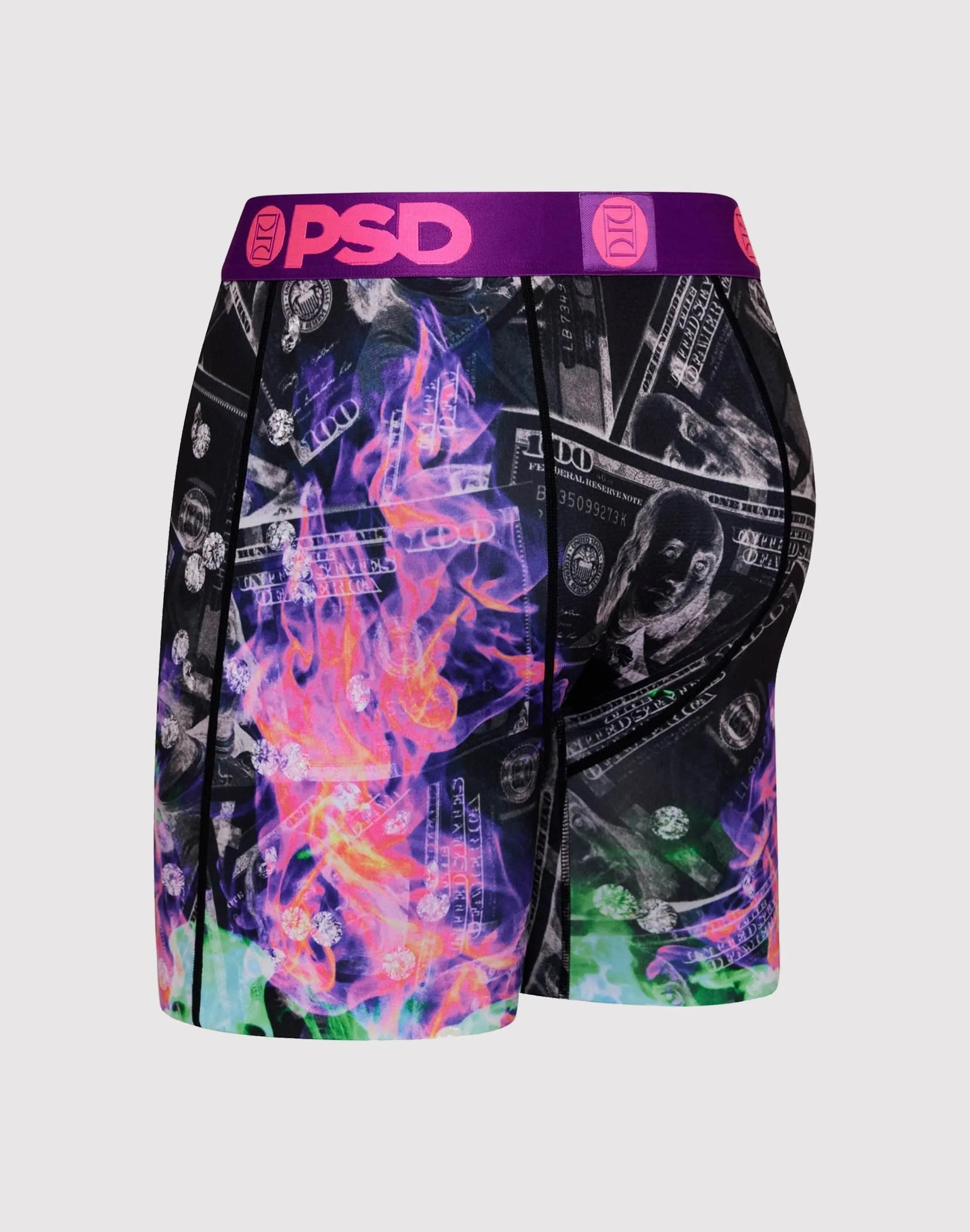 Psd Underwear Hyper Money Boxer Briefs Love Core Linen Soul