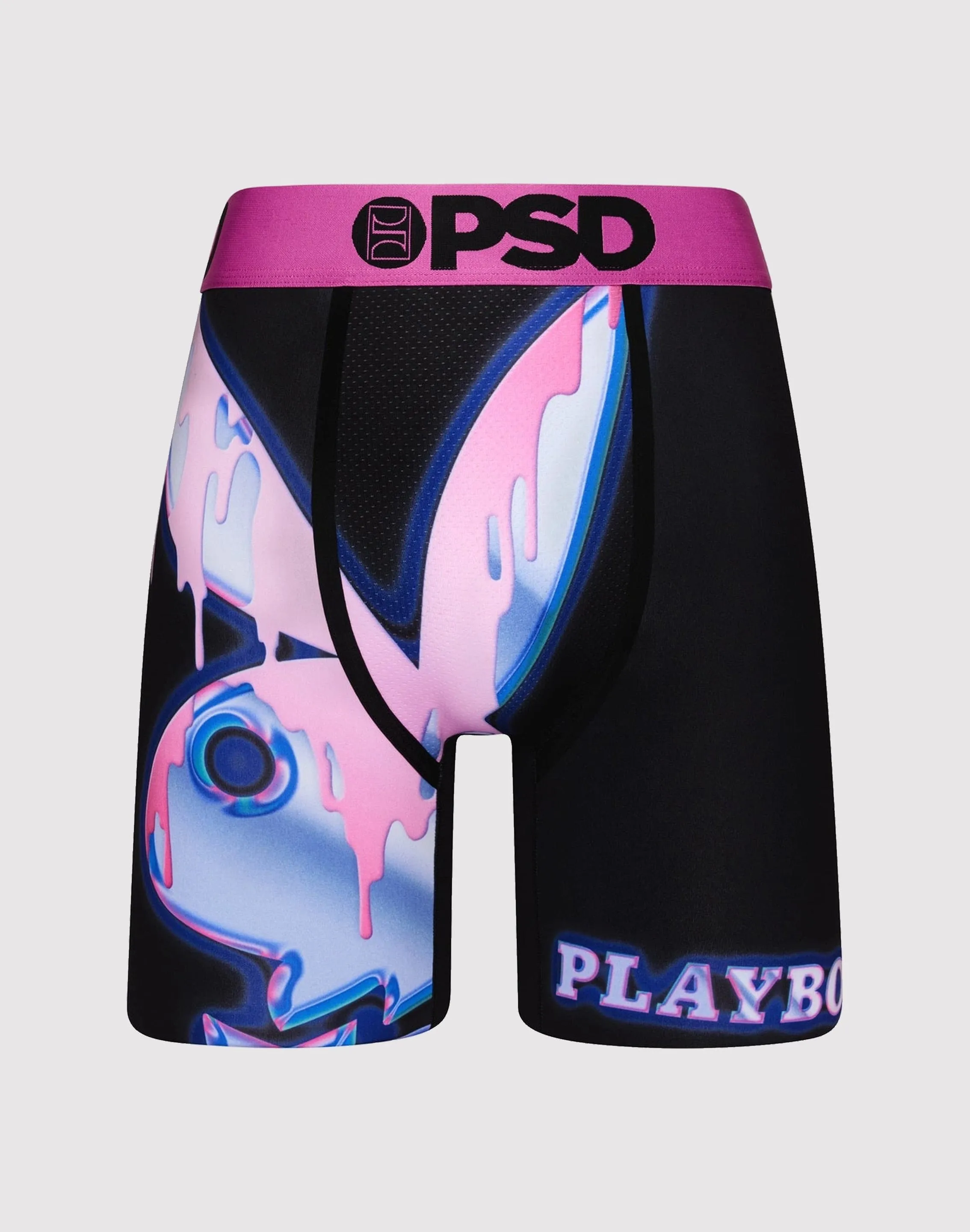 Sharp Cut WrinkleResistant Psd Underwear Playboy Chromed Drip Boxer Briefs